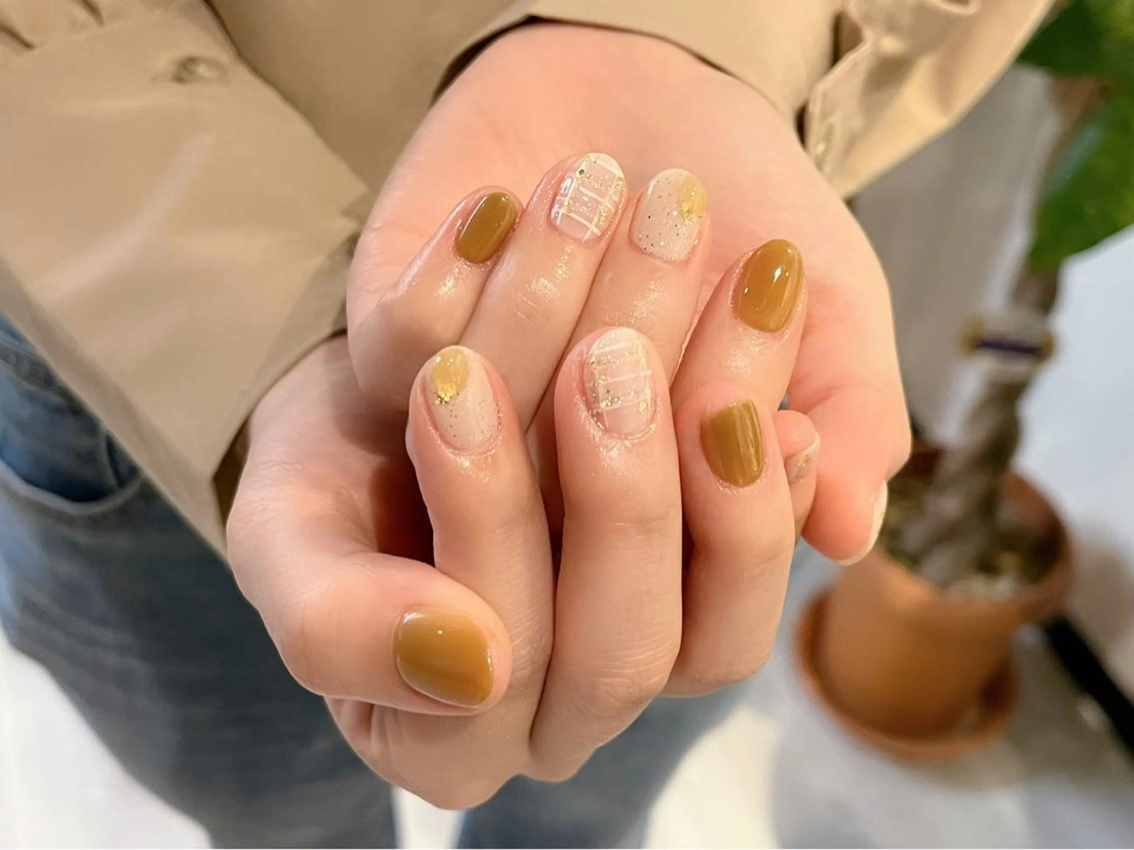 ネイル ハンドネイル Protea ❁⃘*.ﾟ清家 美穂のネイルデザイン