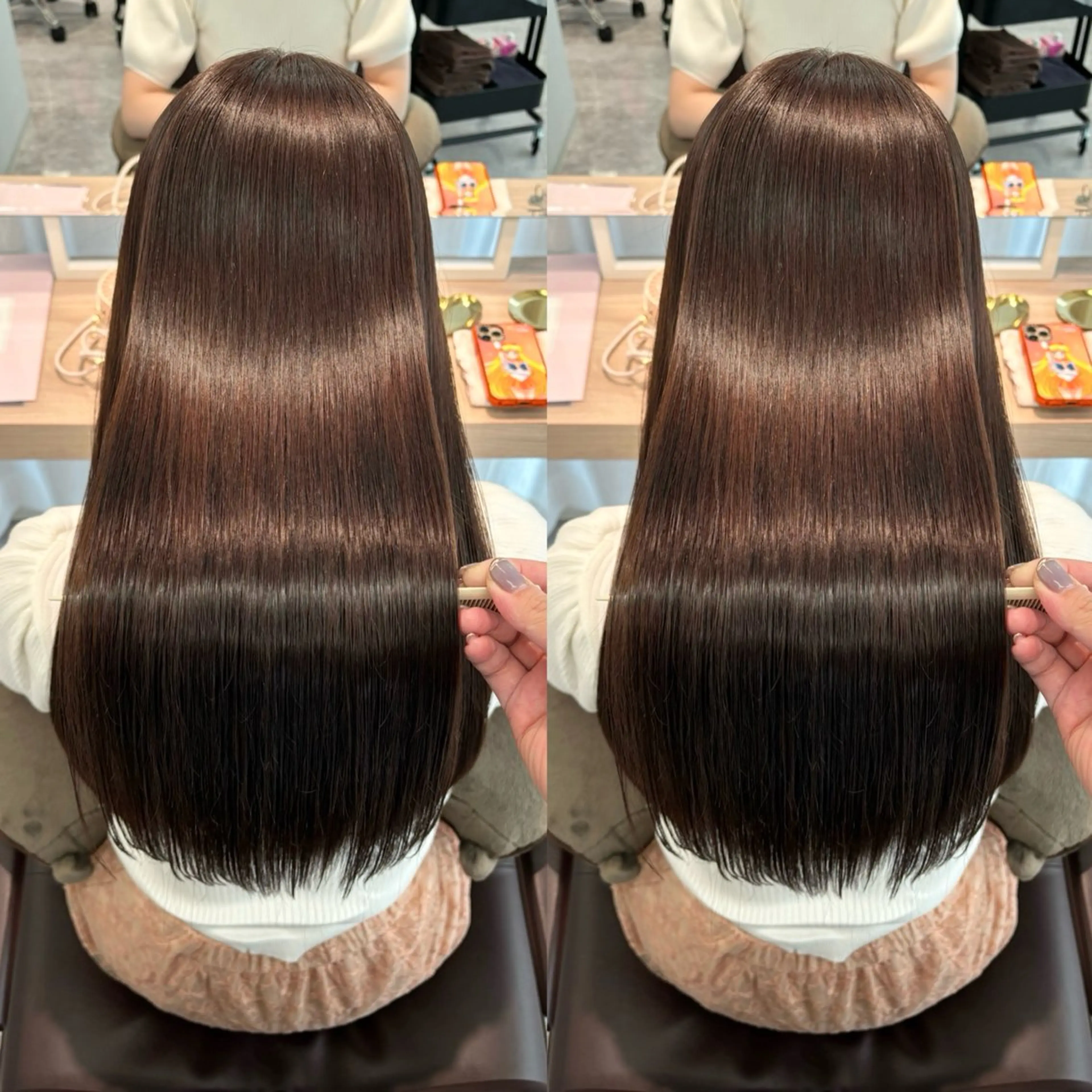 ロング カラー 髪質改善 トリートメント カット ヘアカラー トリートメント 髪質改善🫧ベージュ 椙山 響のヘアスタイル