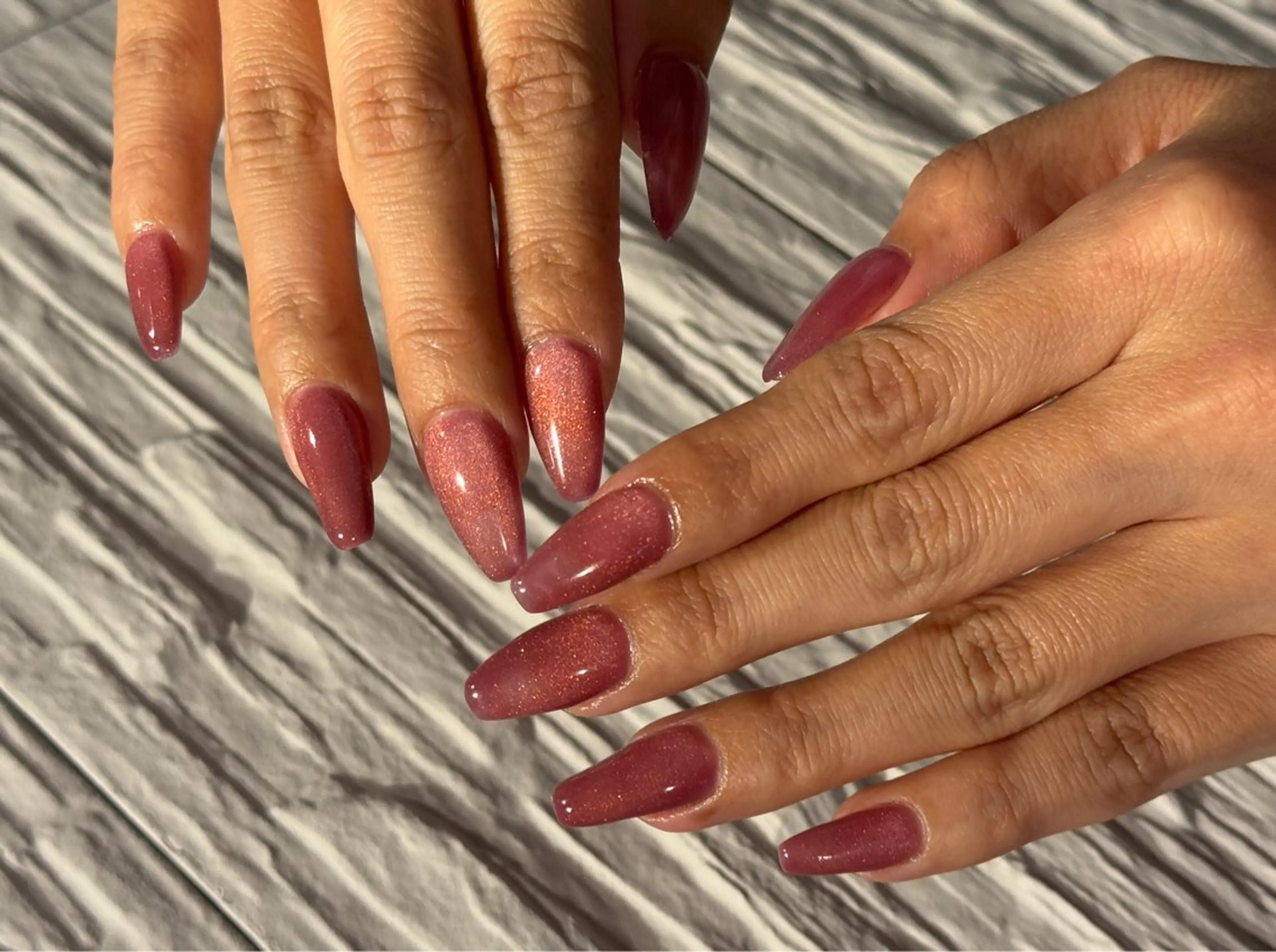 ネイル フラッシュネイル フラッシュマグ マグネットネイル ハンドネイル ネイルラボEclat RINAのネイルデザイン