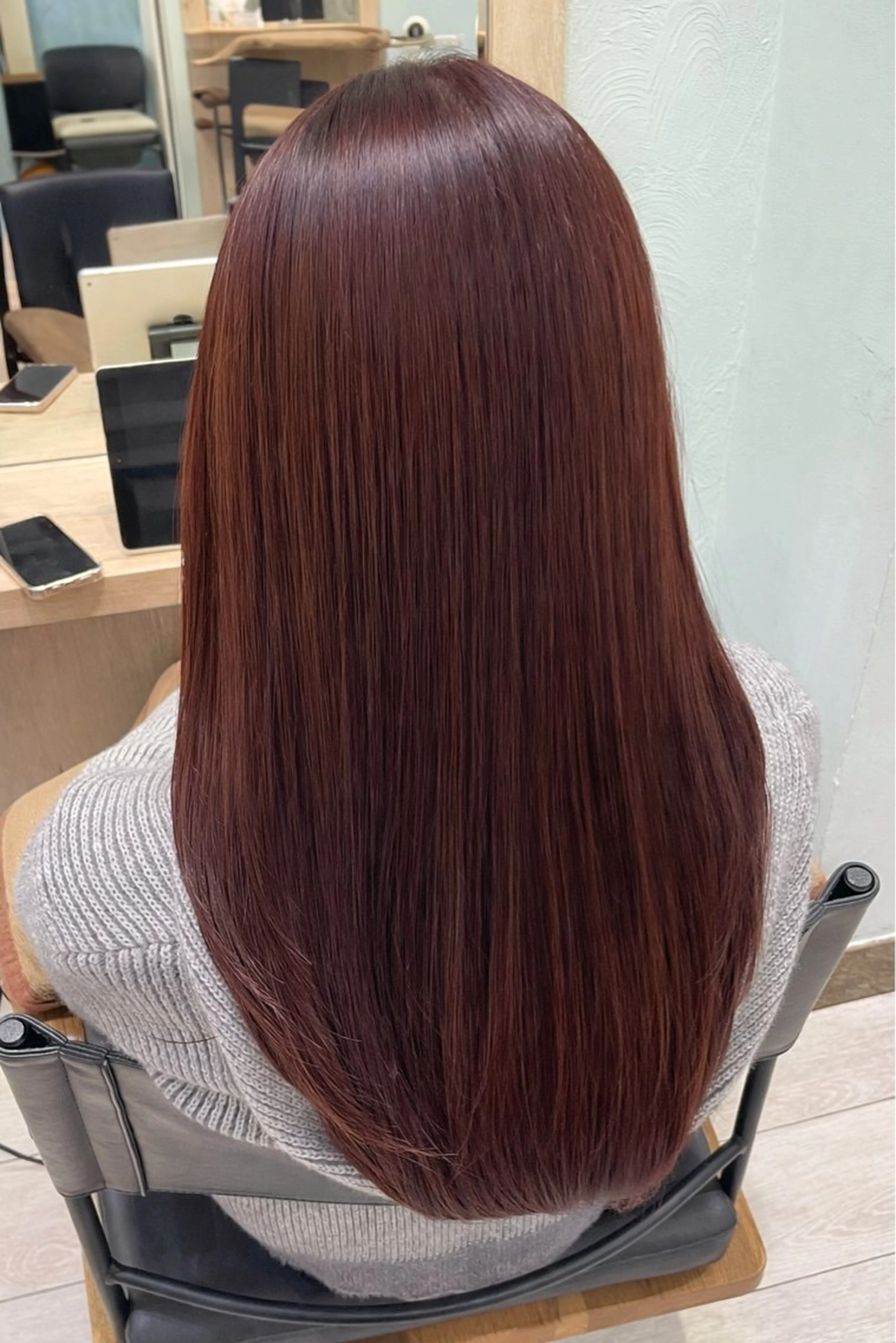 ロング ロング カット ヘアカラー トリートメント 佐藤 魁人のヘアスタイル