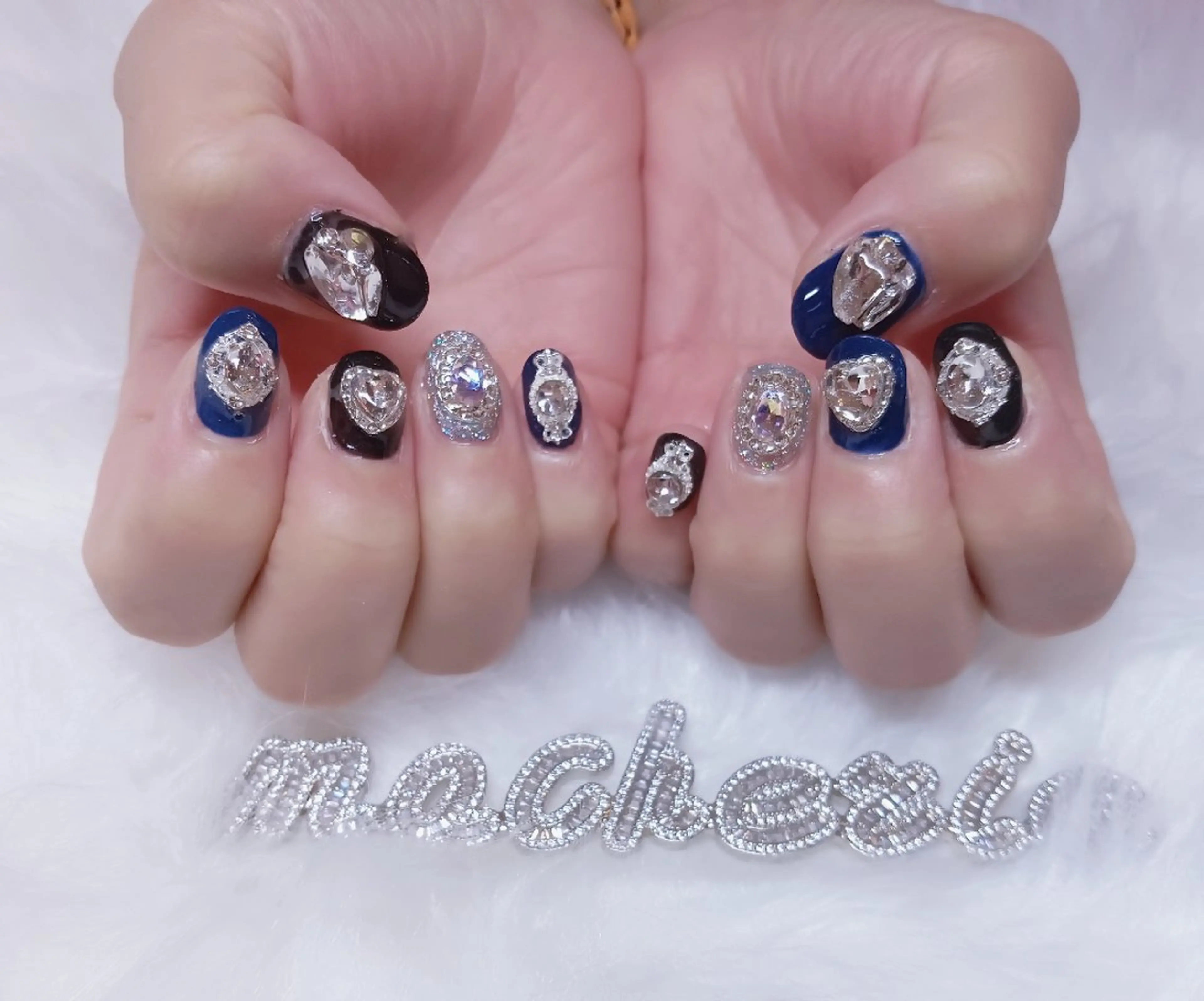 ネイル キラキラネイル ハンドネイル Nail Salon macherieのネイルデザイン