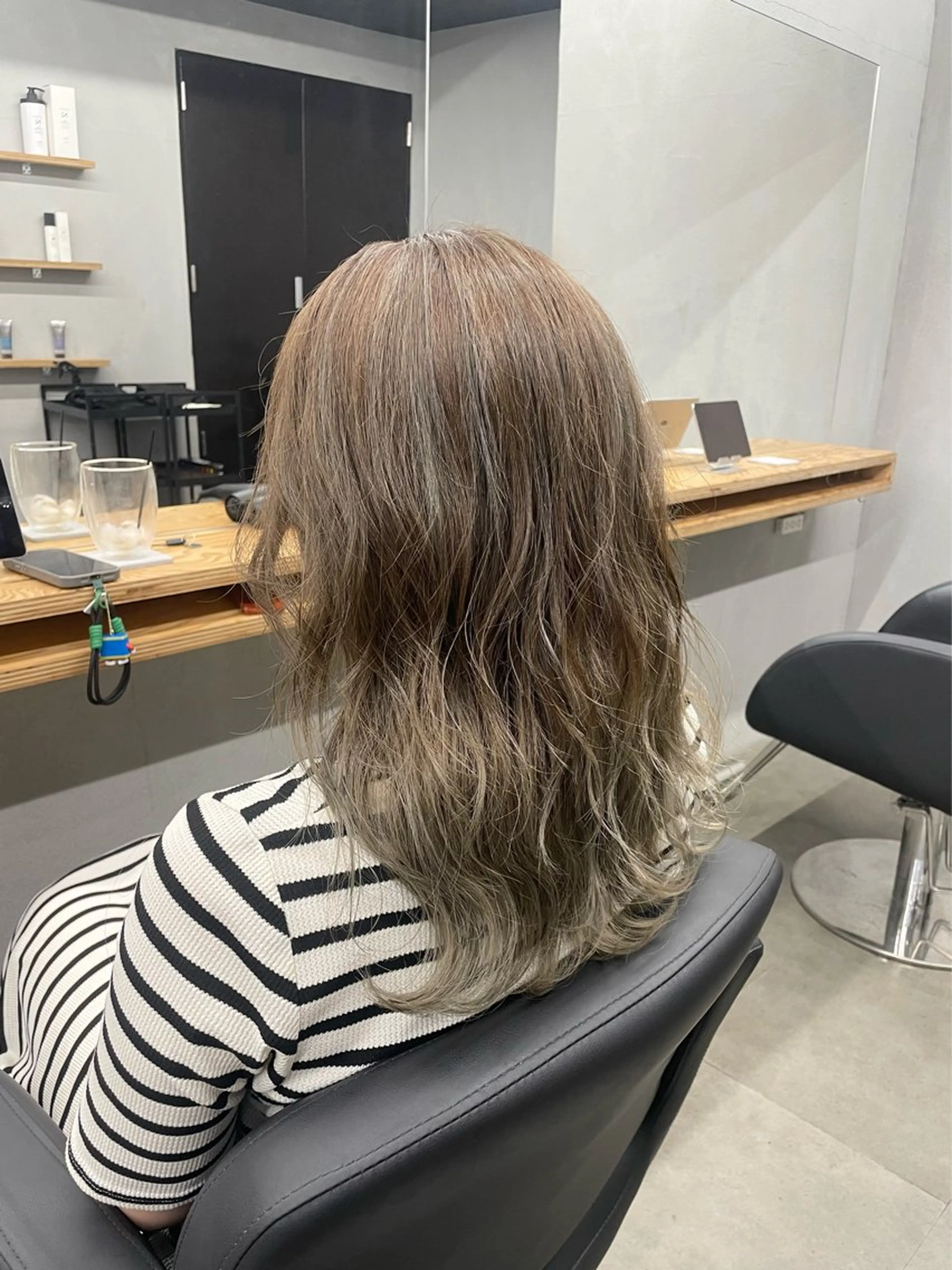 セミロング カット ヘアカラー トリートメント ひより ／novusのヘアスタイル