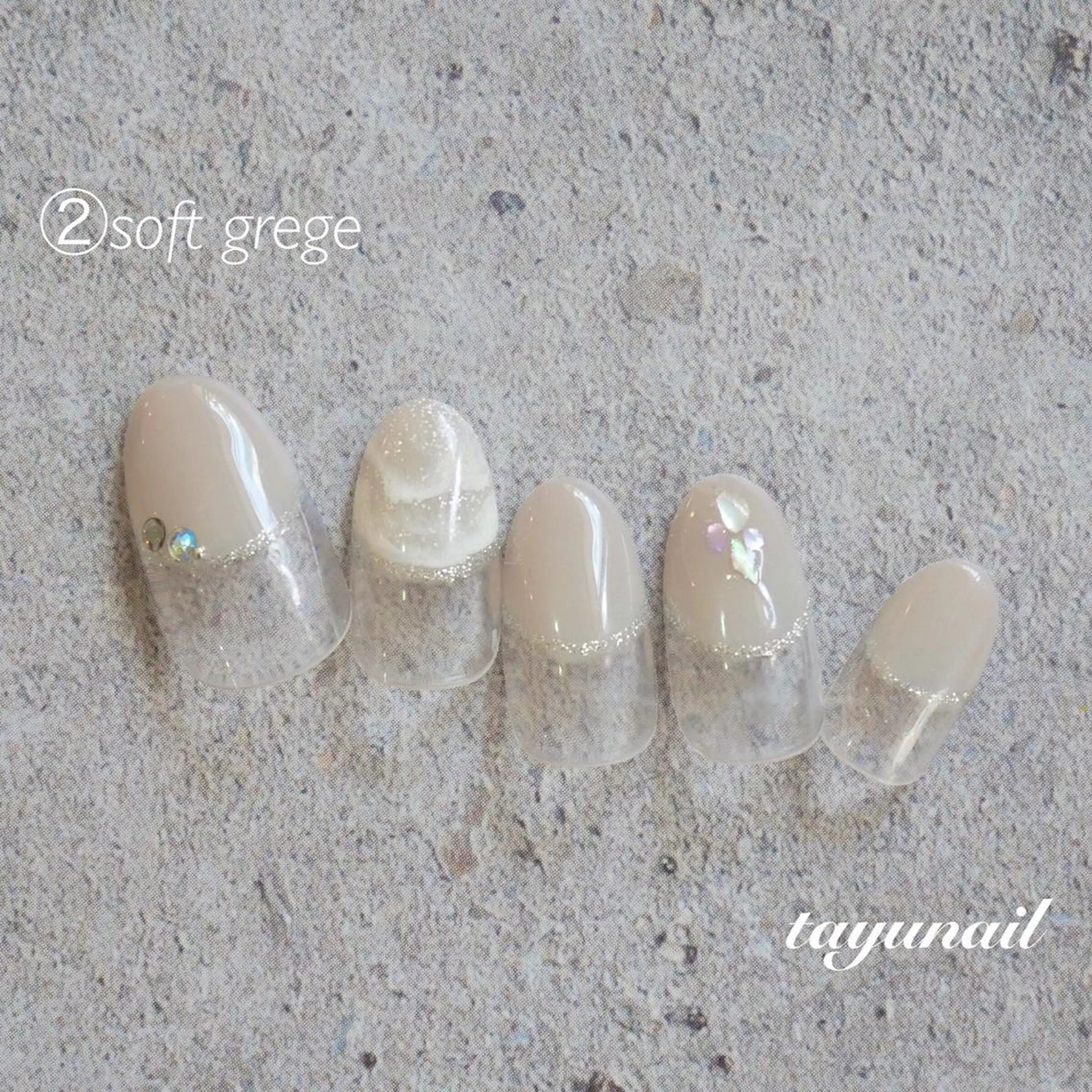 ネイル アートネイル ブルー フットネイル フレンチネイル ジェルネイル ネイルサロン 【たゆnail】のネイルデザイン