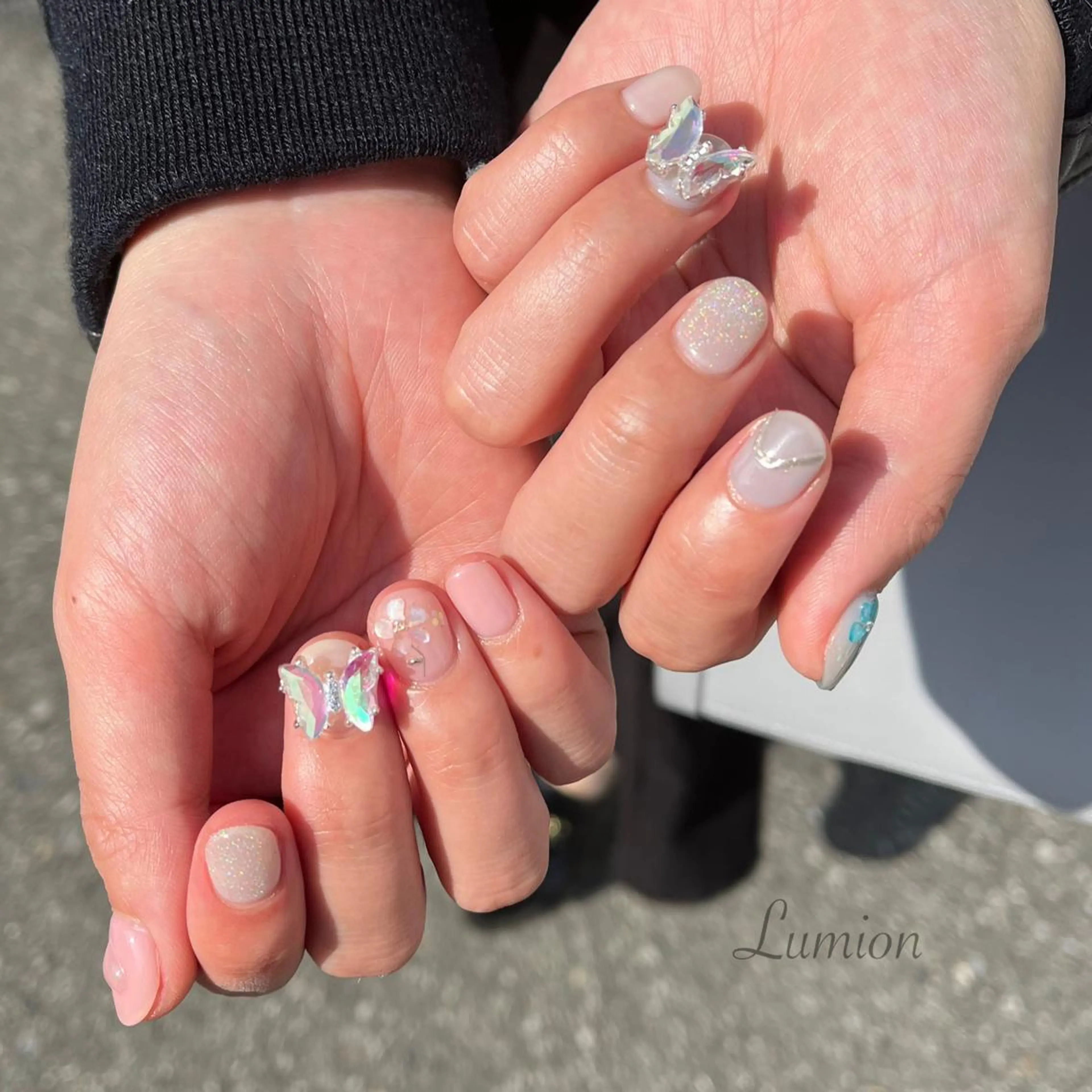 ネイル マグネットネイル ワンホンネイル nailroom Lumionのネイルデザイン