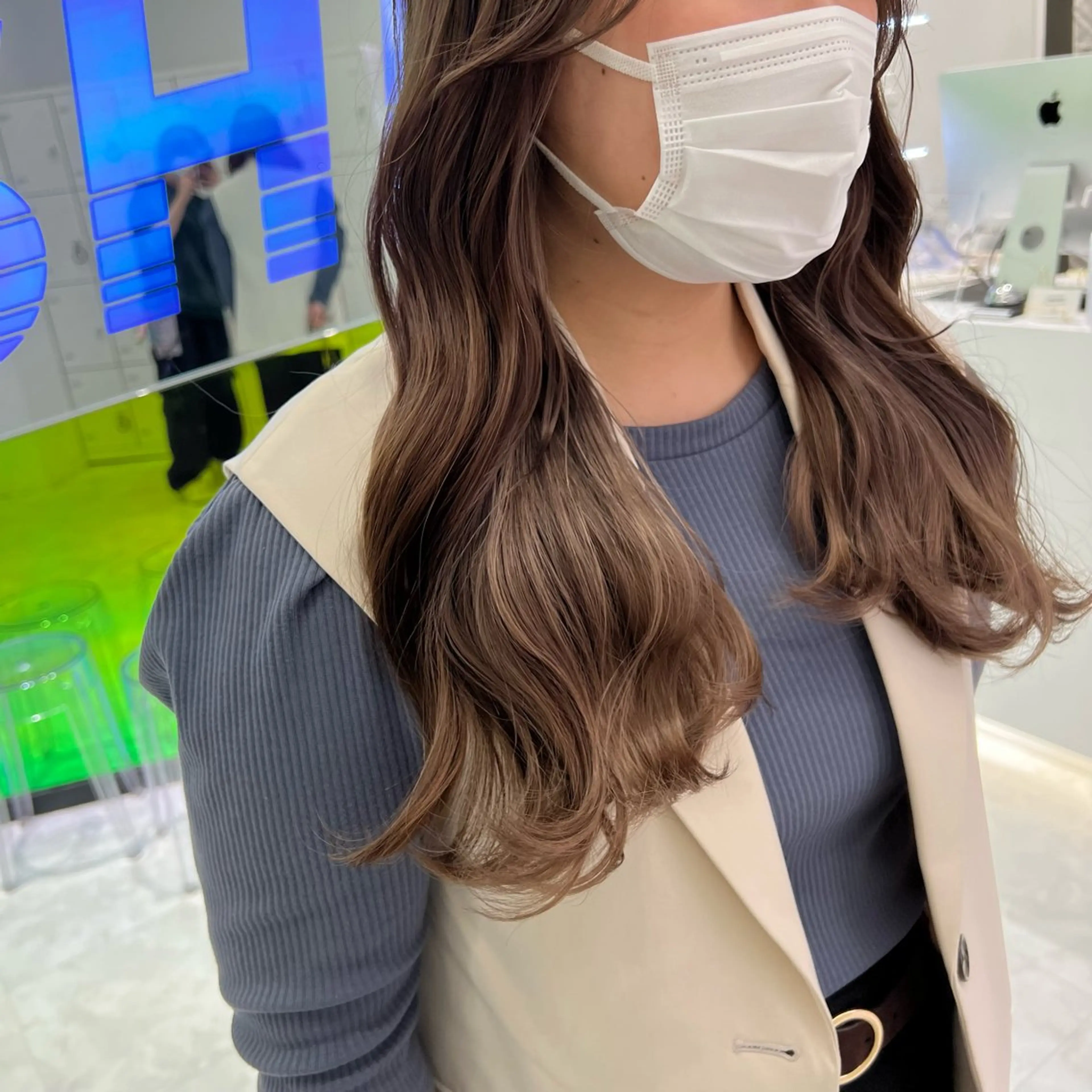 ロング カラー ヘアアレンジ 🎀 yuuka🎀のヘアスタイル