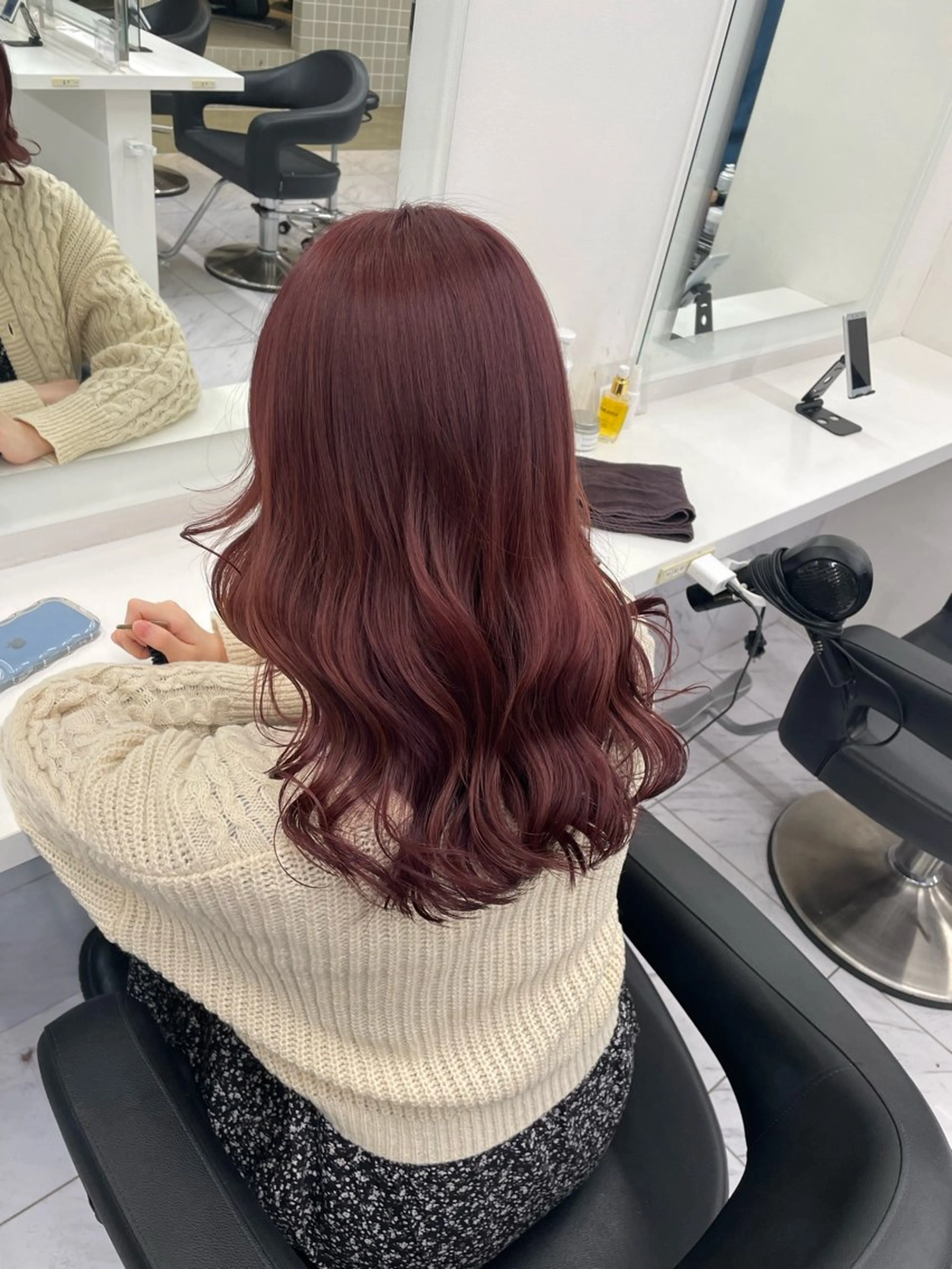 ロング カラー ヘアアレンジ ヘアカラー トリートメント ヘアセット 💗横浜美容室 💗HARUNAのヘアスタイル