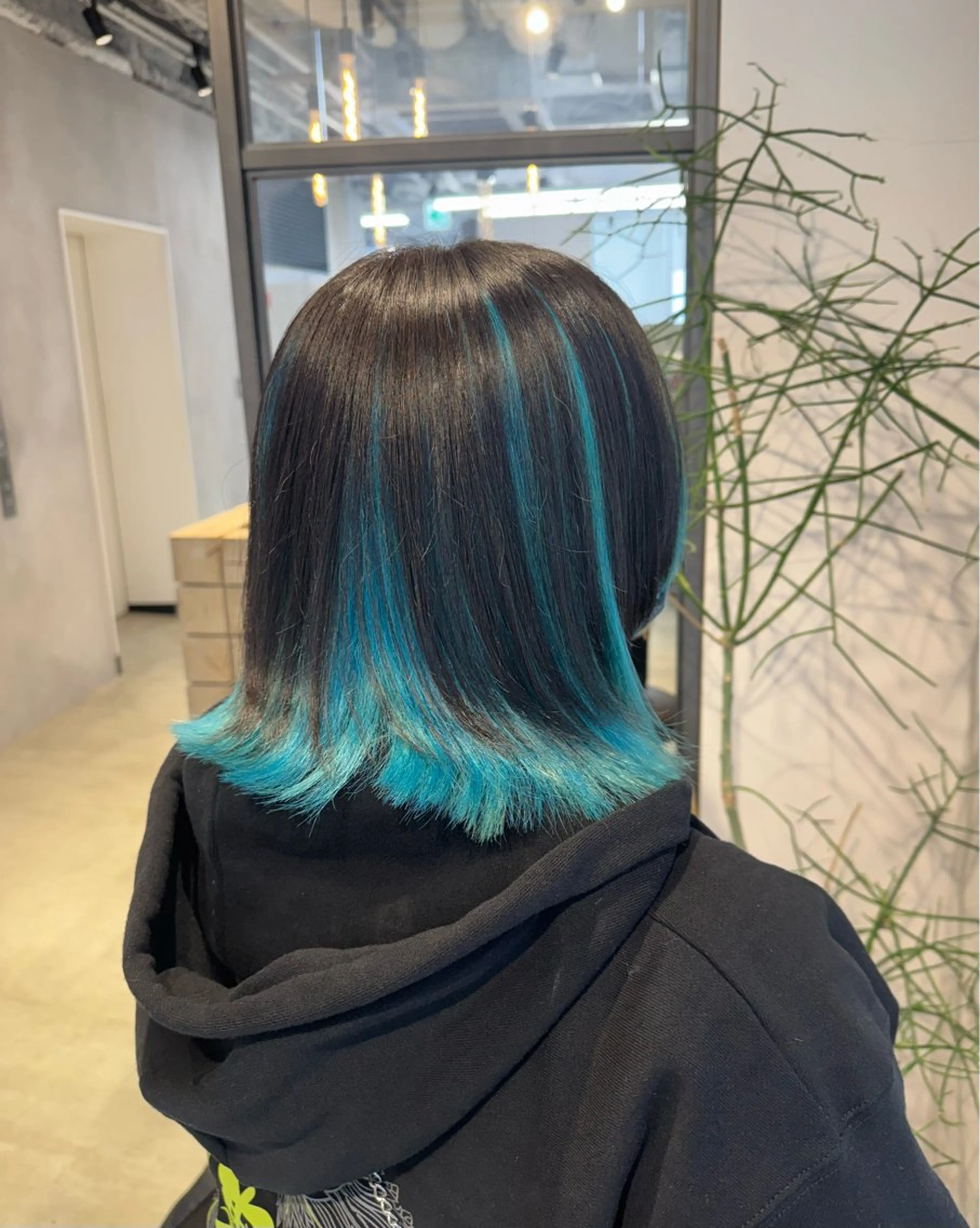 カラー アクアカラー ブルーカラー カット ヘアカラー トリートメント 透明感カラー✨艶髪 制作🌱山根あゆみのヘアスタイル