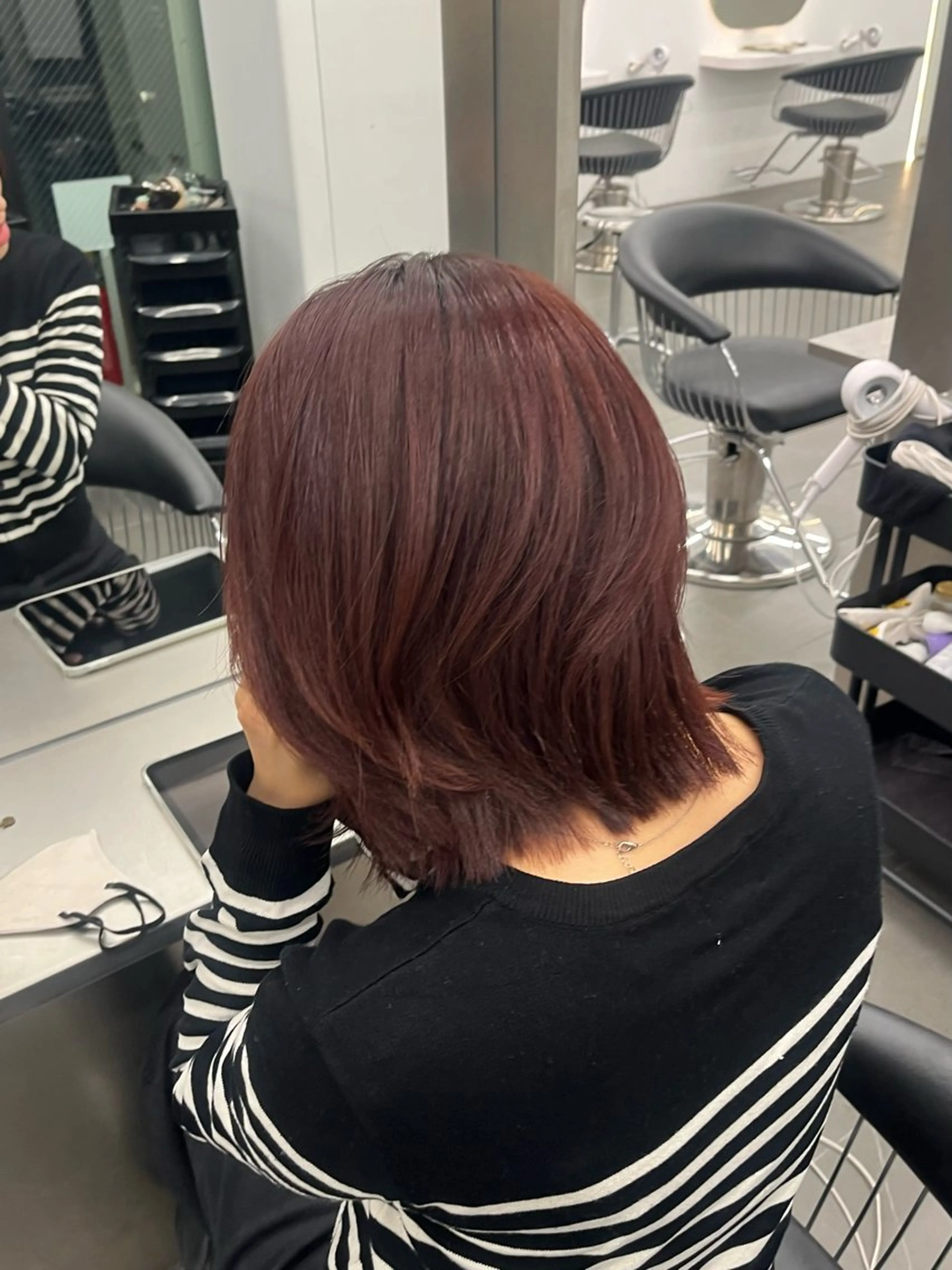 カラー ヘアカラー 縮毛矯正/くすみカラ ーayukaのヘアスタイル