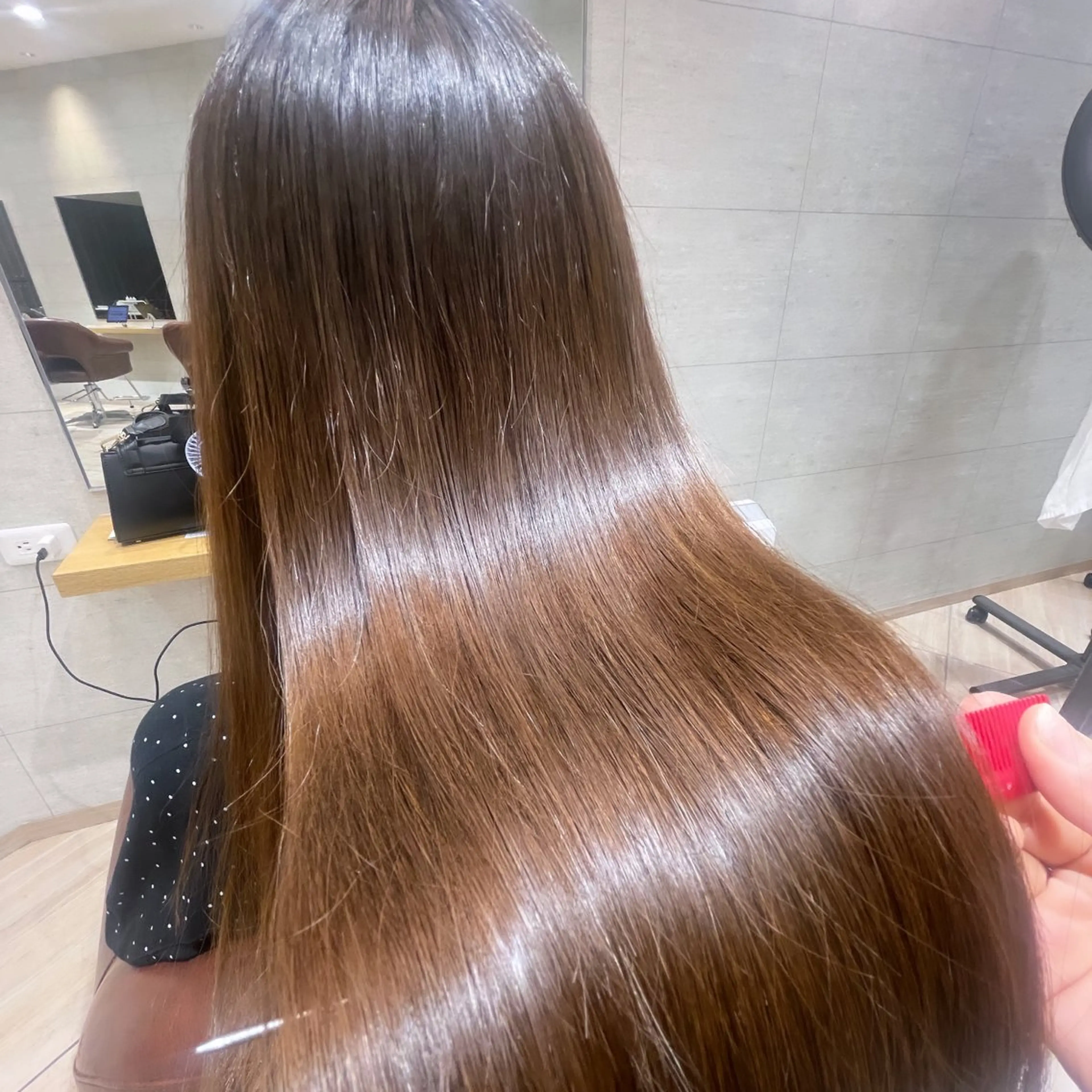 ロング 髪質改善 トリートメント 小川 美優のヘアスタイル