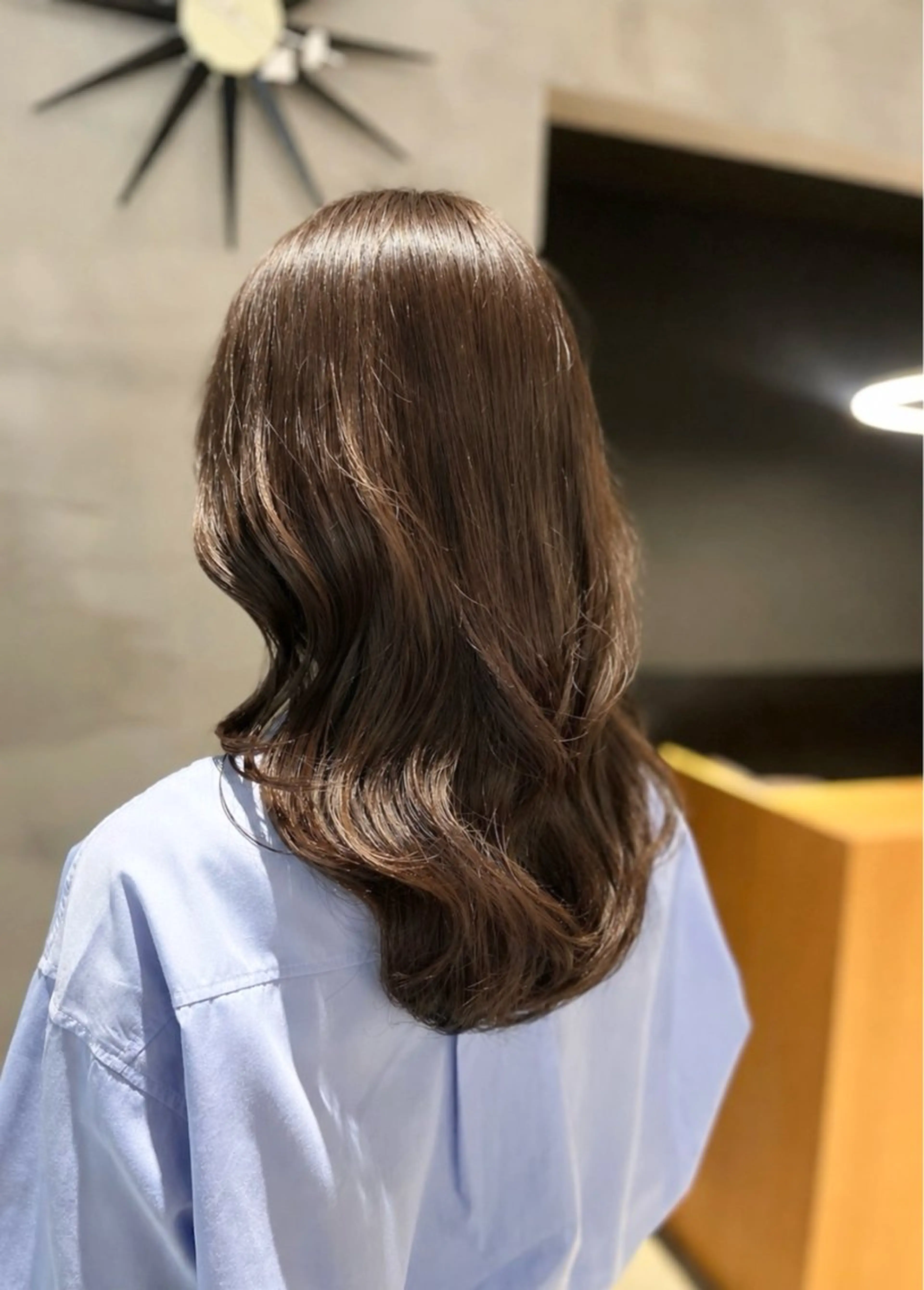 セミロング カット ヘアカラー トリートメント AYU (ému) 伏見/髪質改善のヘアスタイル