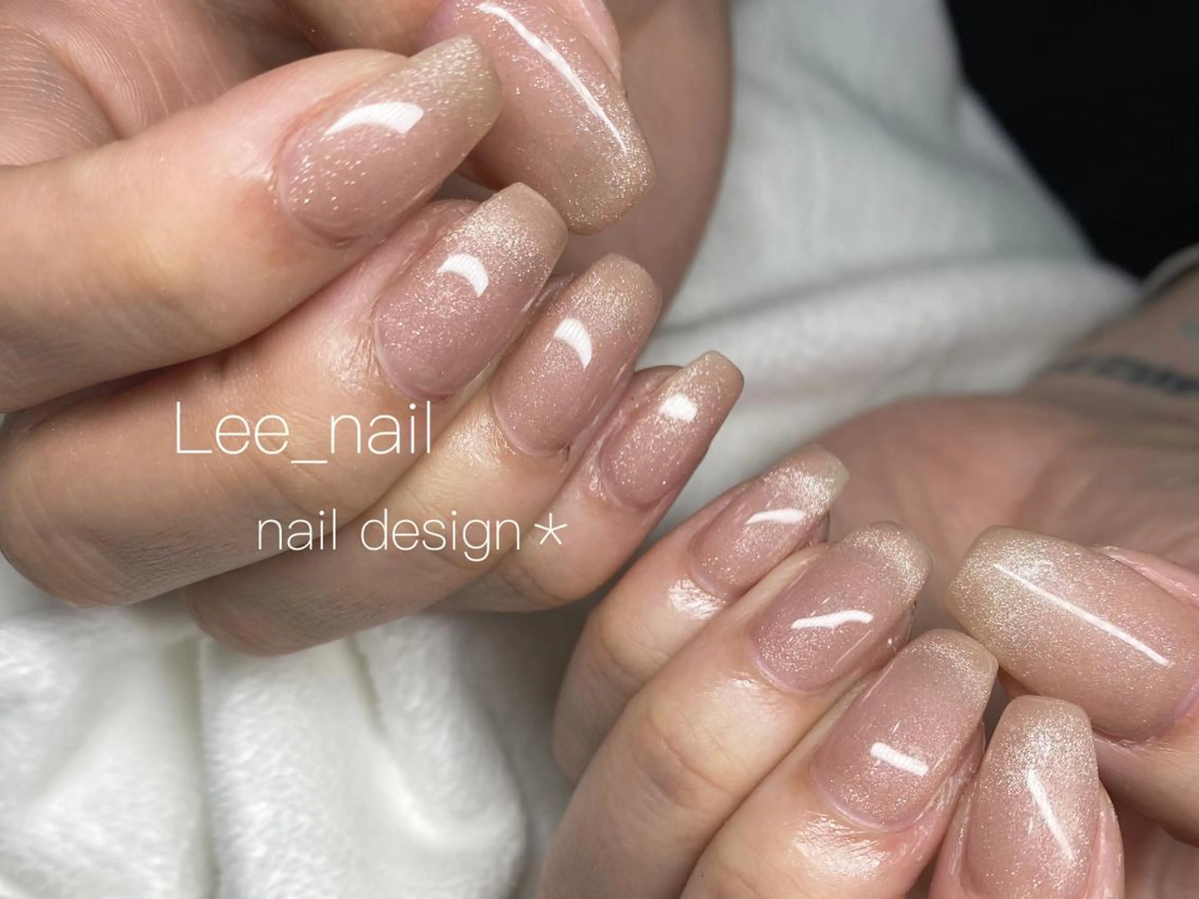 ネイル マグネットネイル ハンドネイル Lee_ nailのネイルデザイン