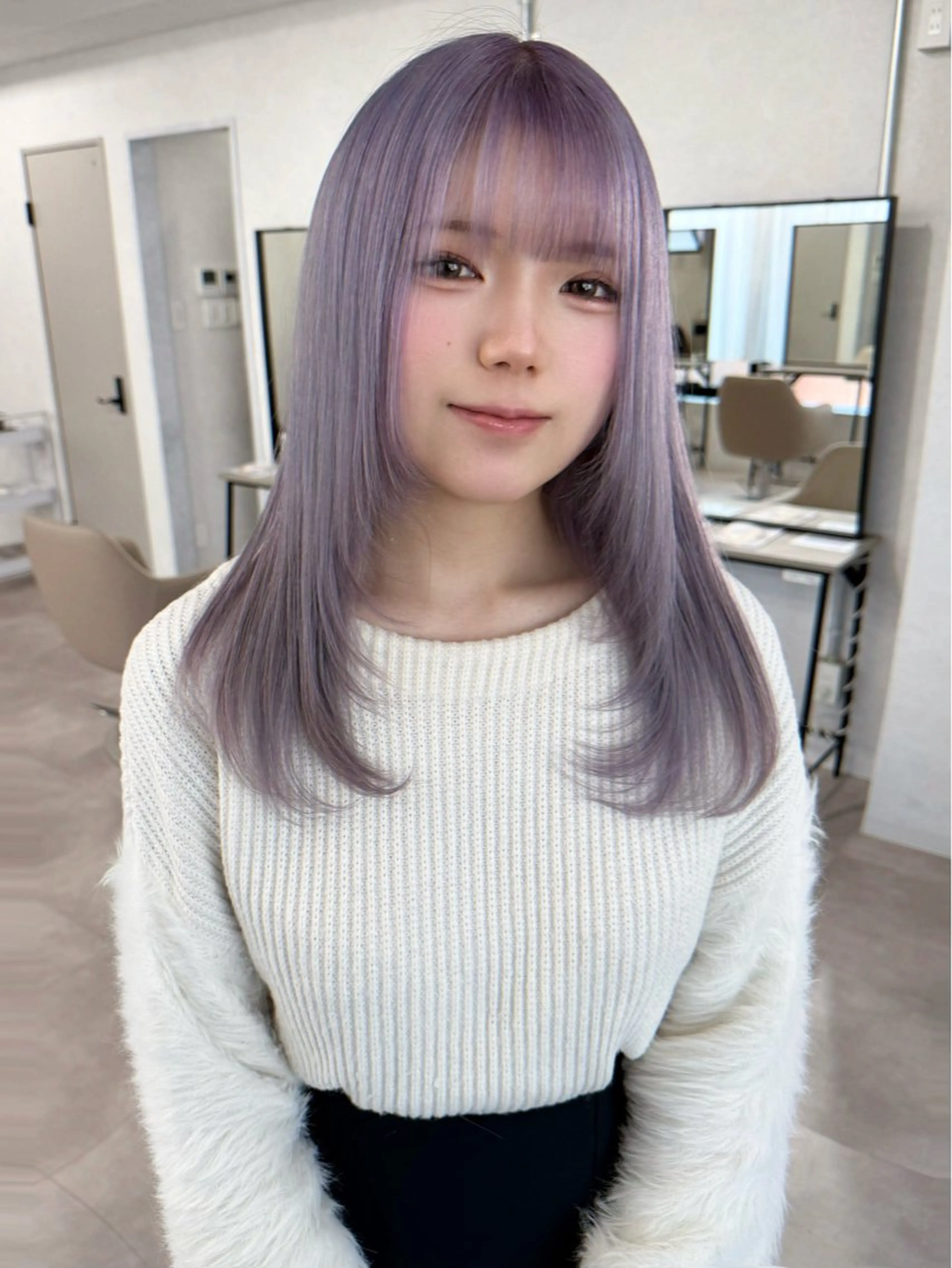 ロング カラー ヘアカラー 🧸垢抜けハイトーン 🫧𖤐⡱れんのヘアスタイル