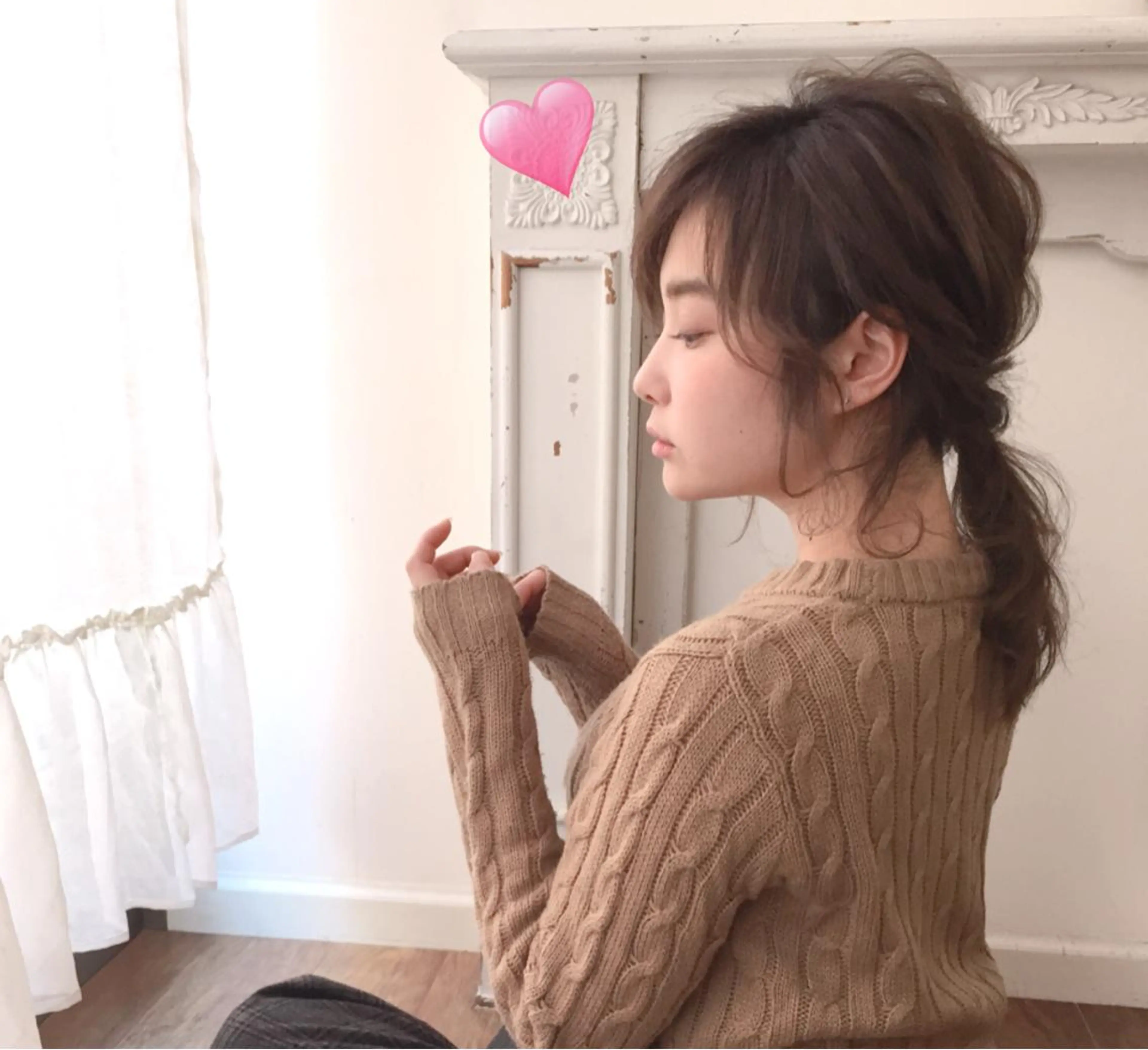 ミディアム ＨＩ ROのヘアスタイル