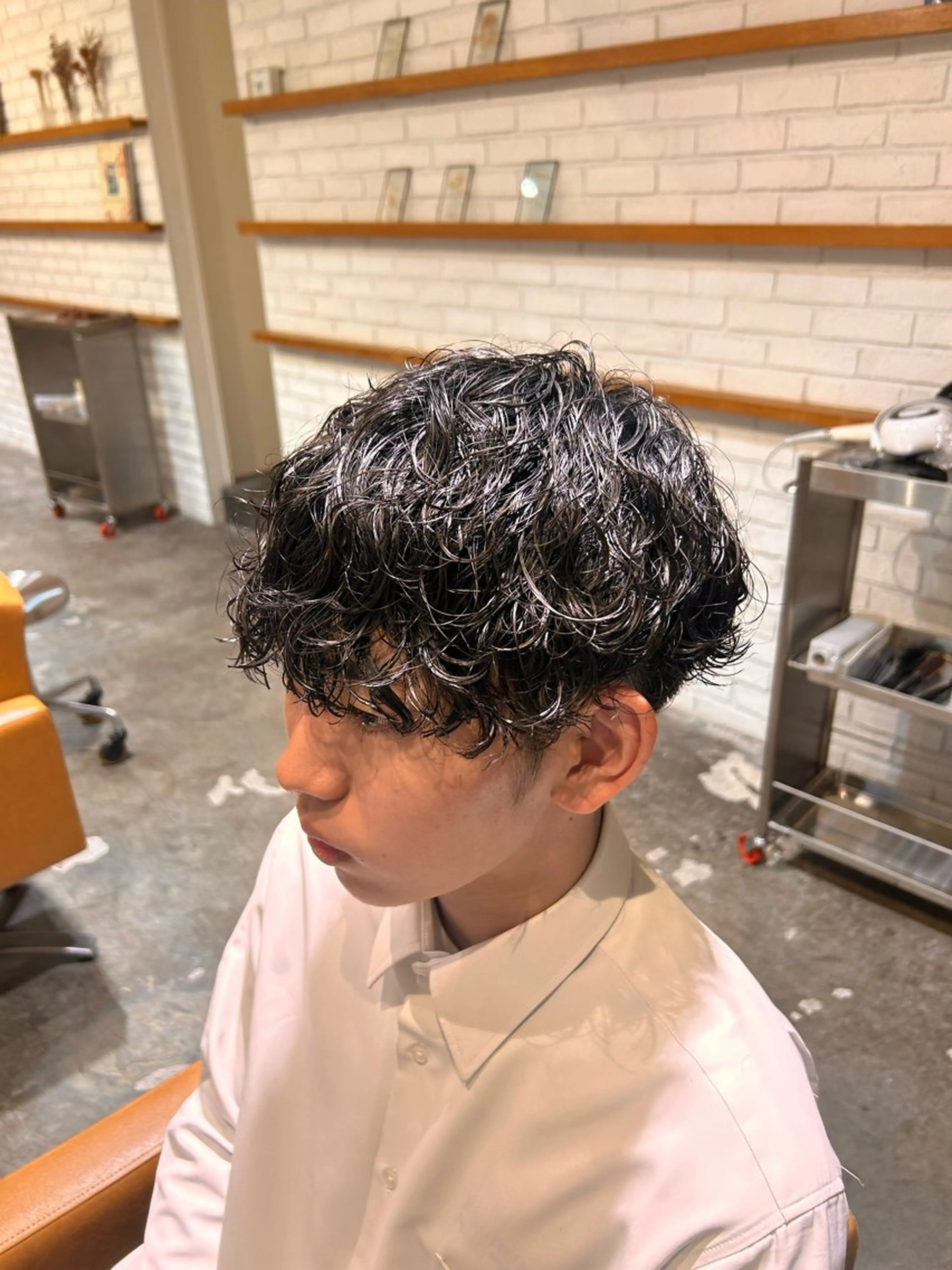 パーマ メンズ カット パーマ 🚺カットモデル 募集🪄🫧まどかのヘアスタイル