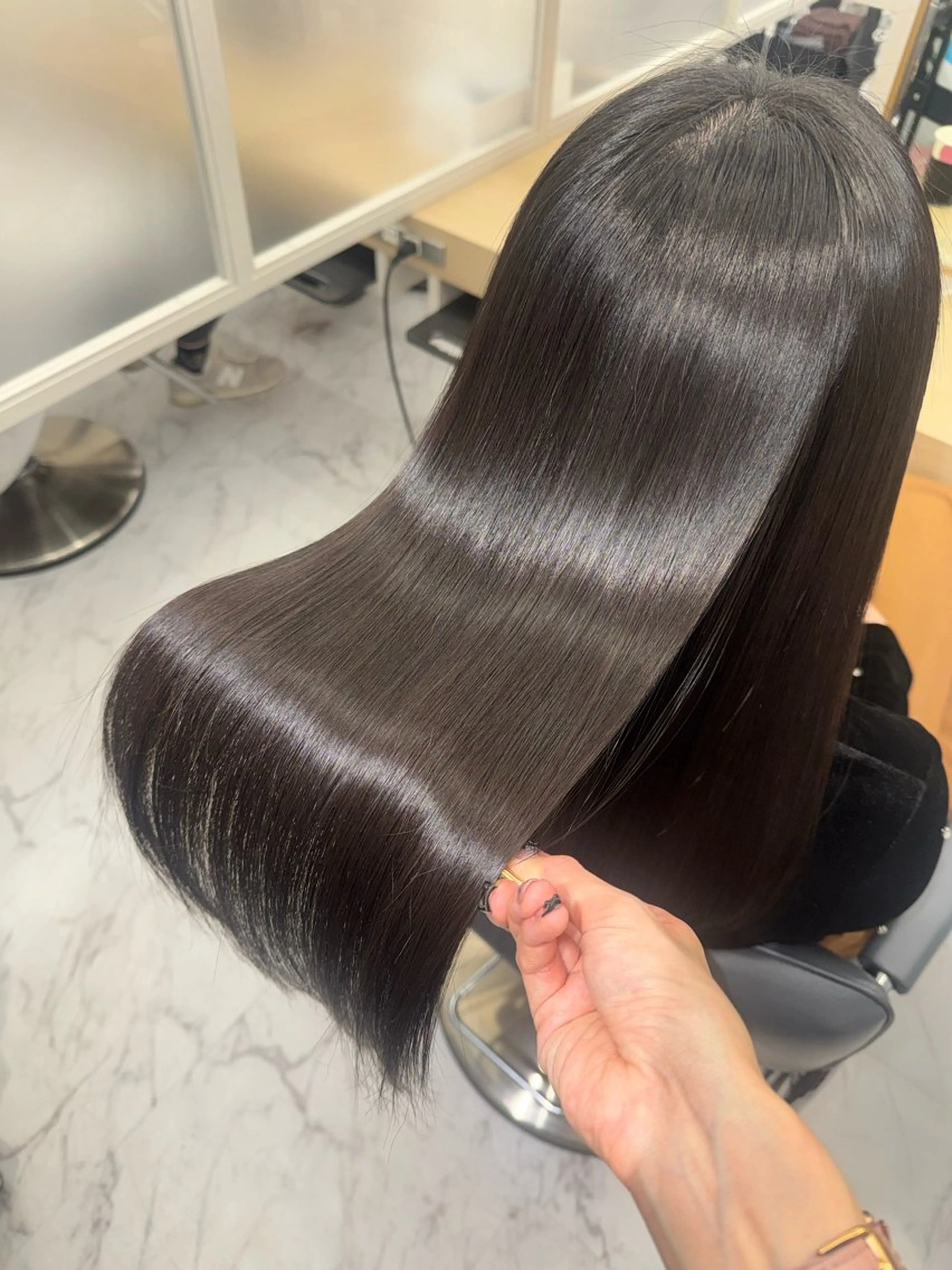 ロング カラー カット ヘアカラー トリートメント 韓国/アイドルヘア 🎀みづきのヘアスタイル