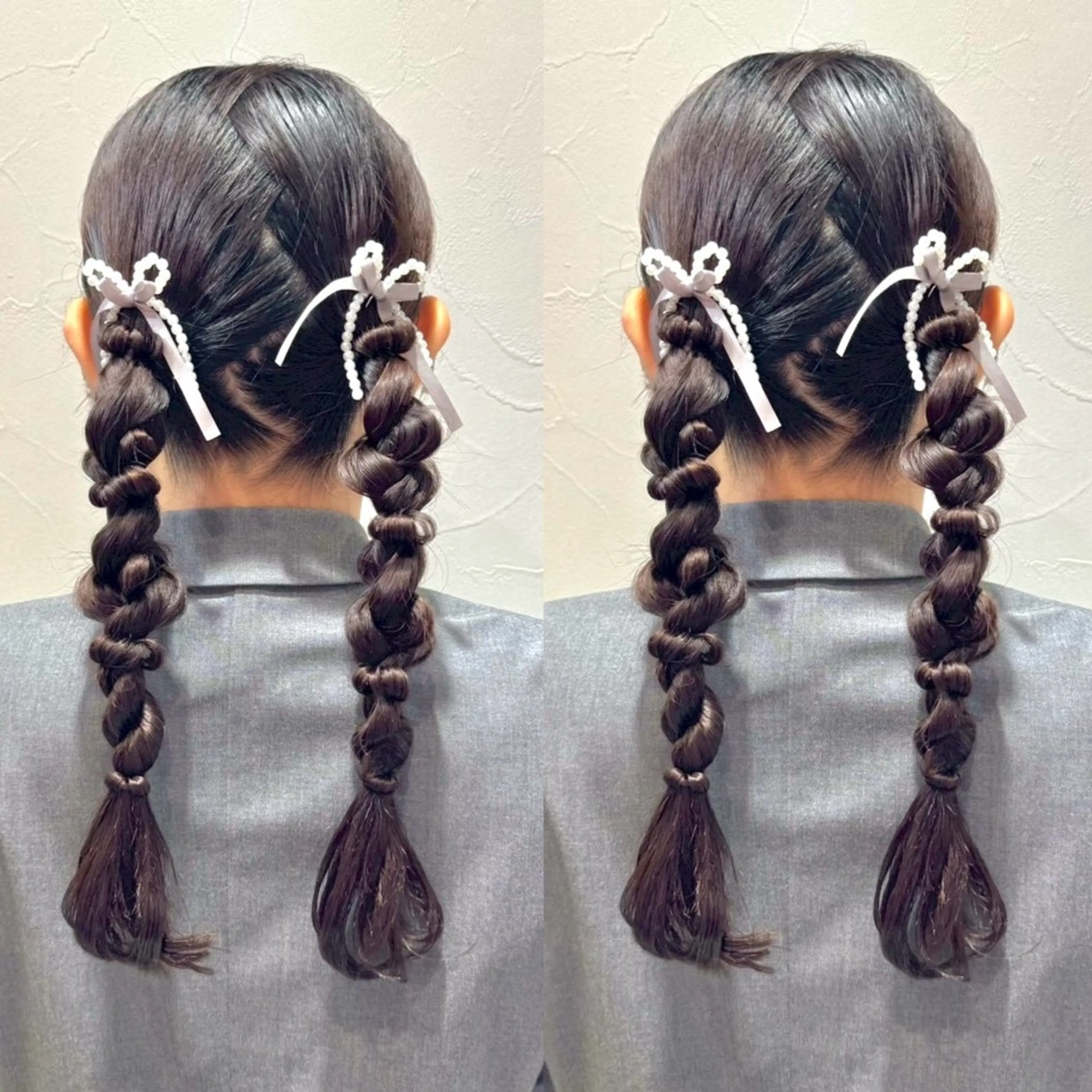 ロング ヘアアレンジ ヘアセット ヘアメ🎀推しカラー 🥣横浜/しほ🧸のヘアスタイル