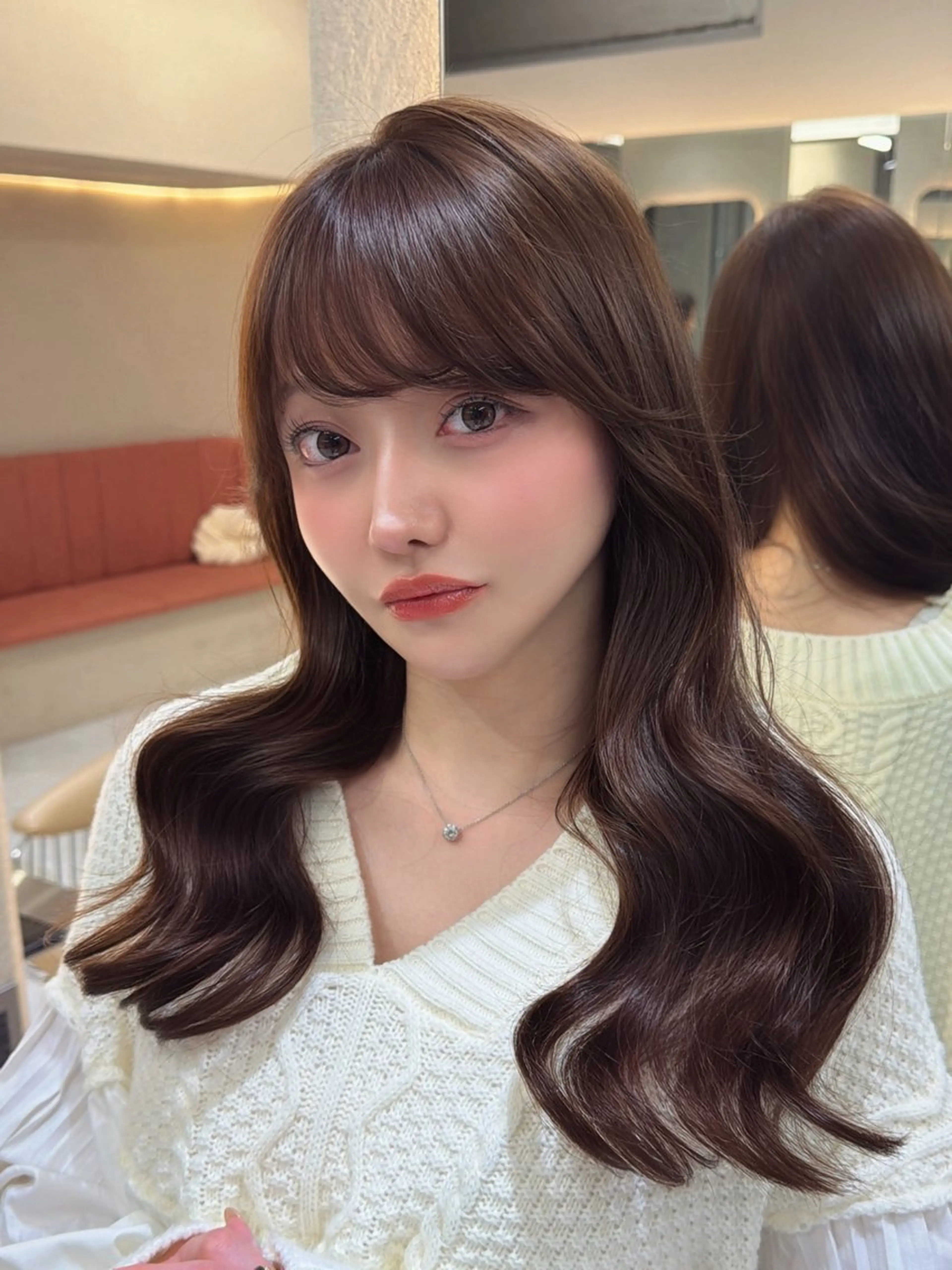 【ダメージが気になる方へ】✨カット✂️＋透明感カラー＋🫧高濃度SILKERA5G🫧"集中補修"Tr付きの写真