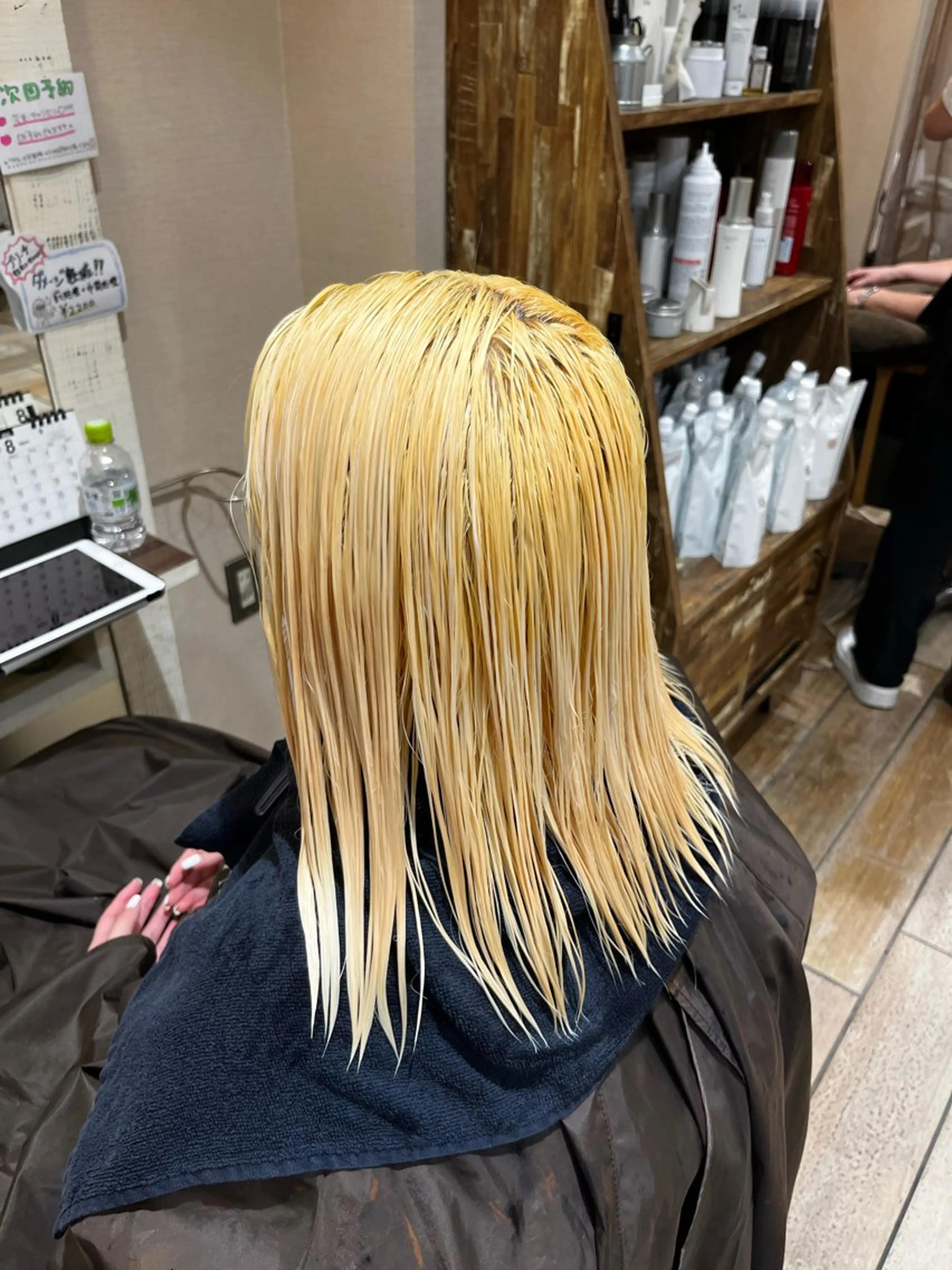 セミロング カラー 個性派ウルフ/メンズ /ブリーチ/渋谷のヘアスタイル