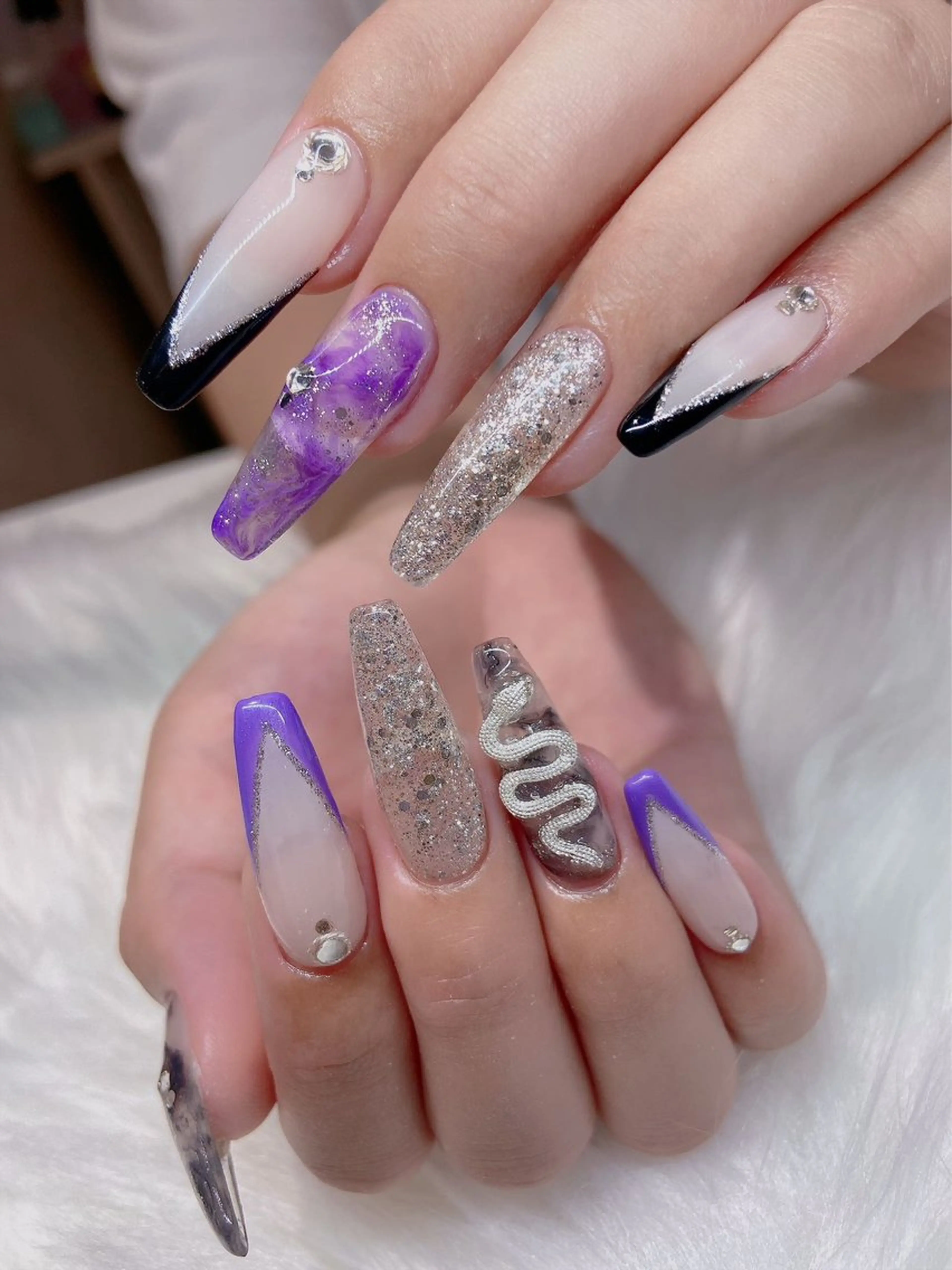 ネイル 長さだし専門店 M2　rikaのネイルデザイン