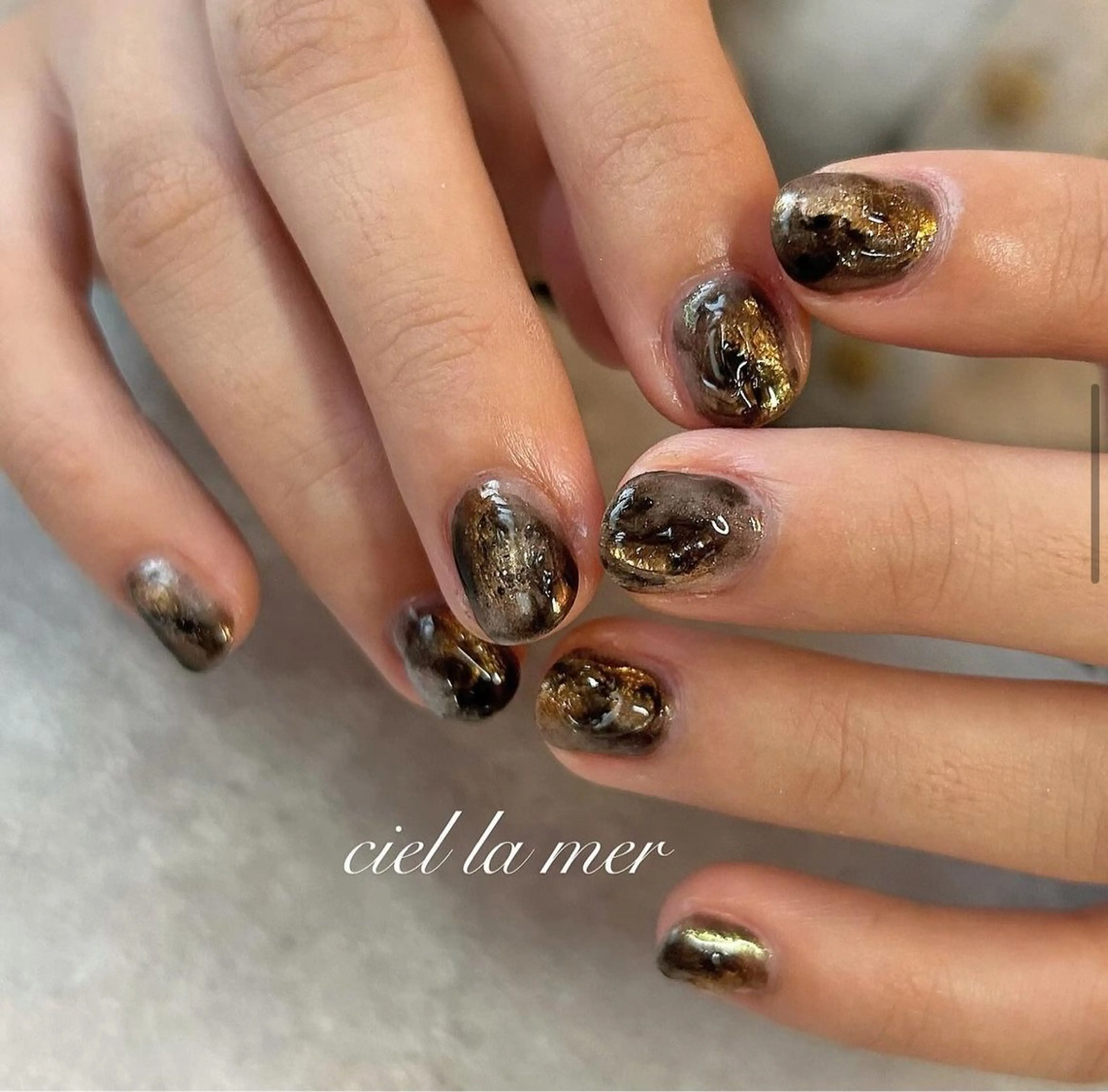 ネイル ハンドネイル フットネイル ciel la merのネイルデザイン