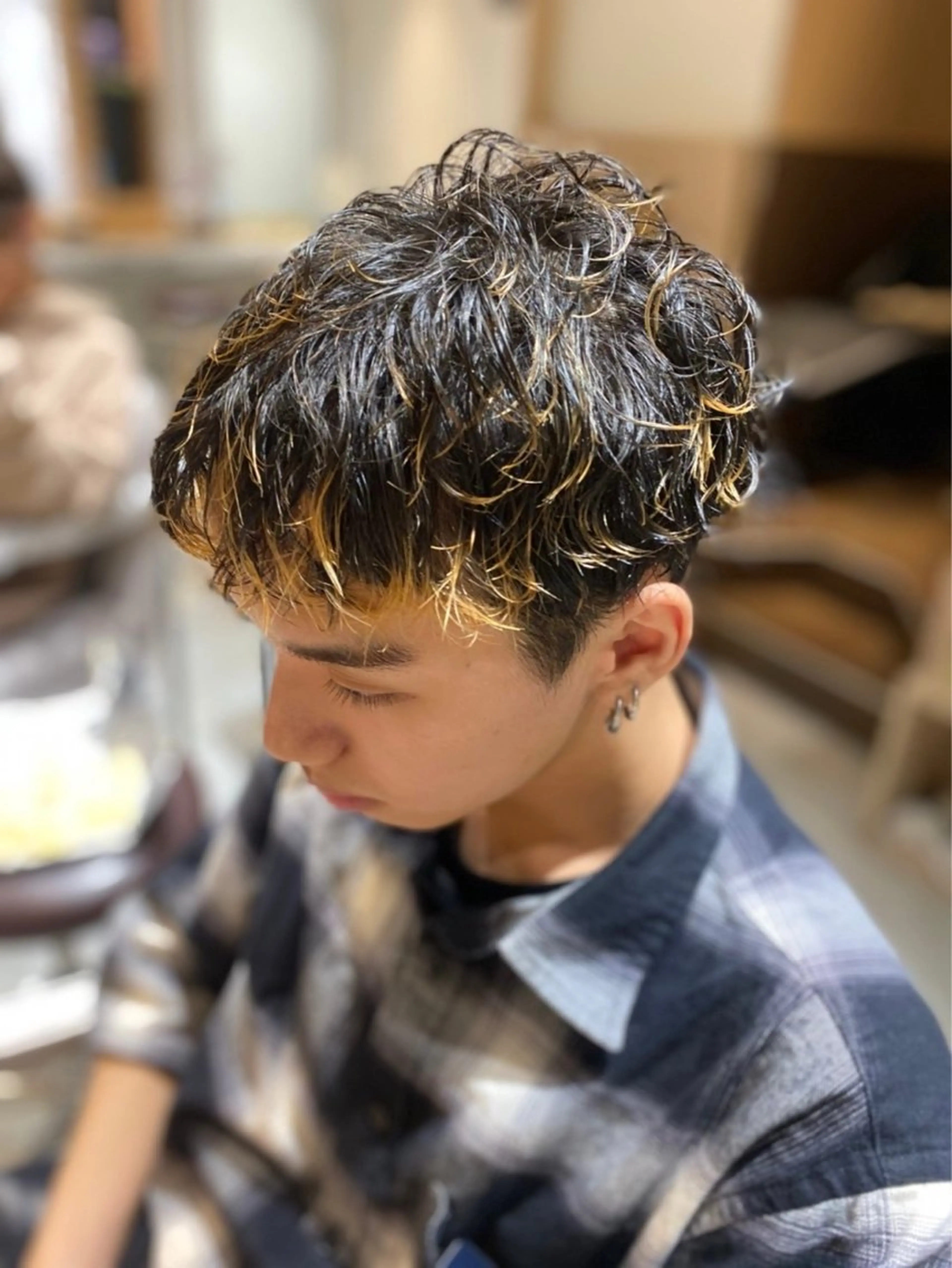 パーマ メンズ fizelle akari🌷のヘアスタイル