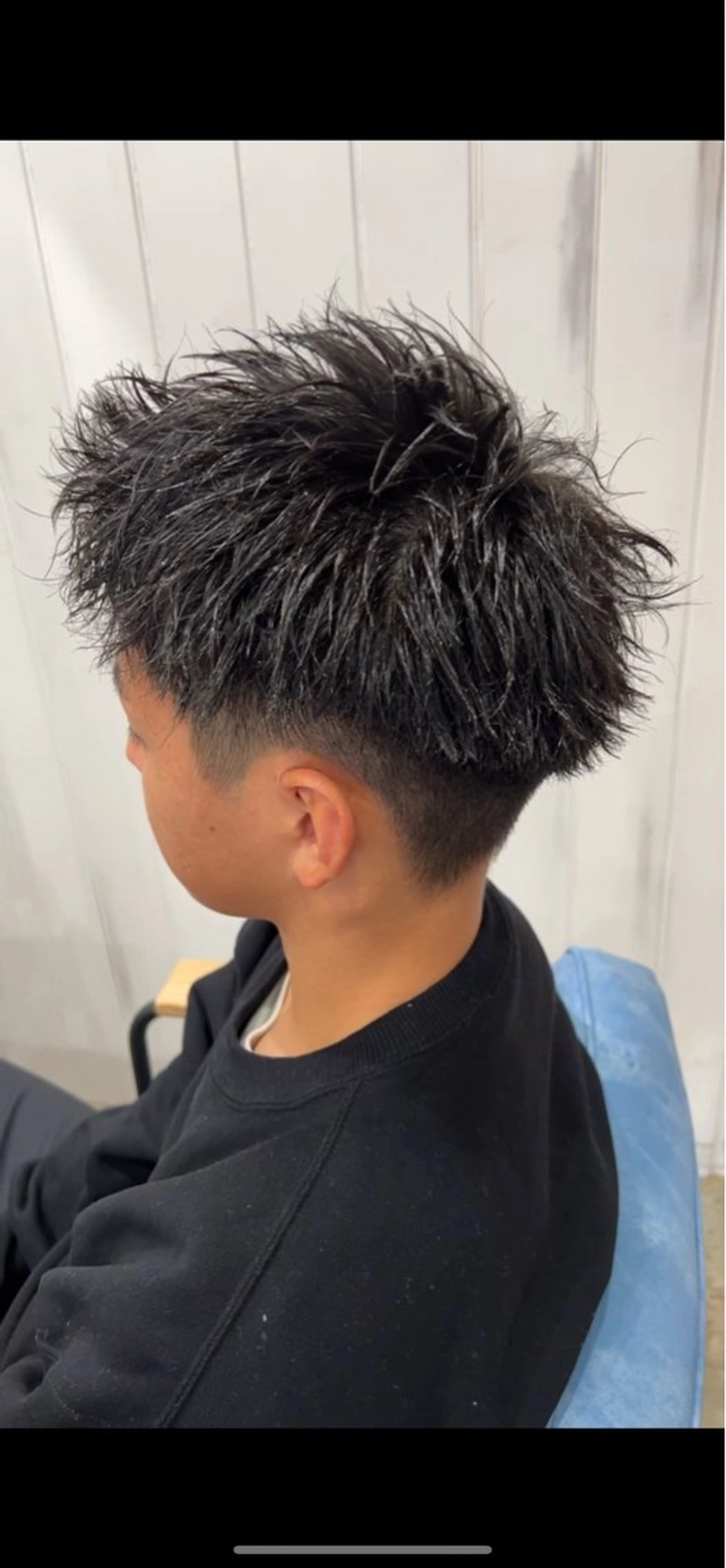 ショート パーマ メンズ アップバング カルマパーマ メンズ韓国風 マッシュ メンズパーマ カット カウンセリング重視 🥥國谷俊介🥥のヘアスタイル