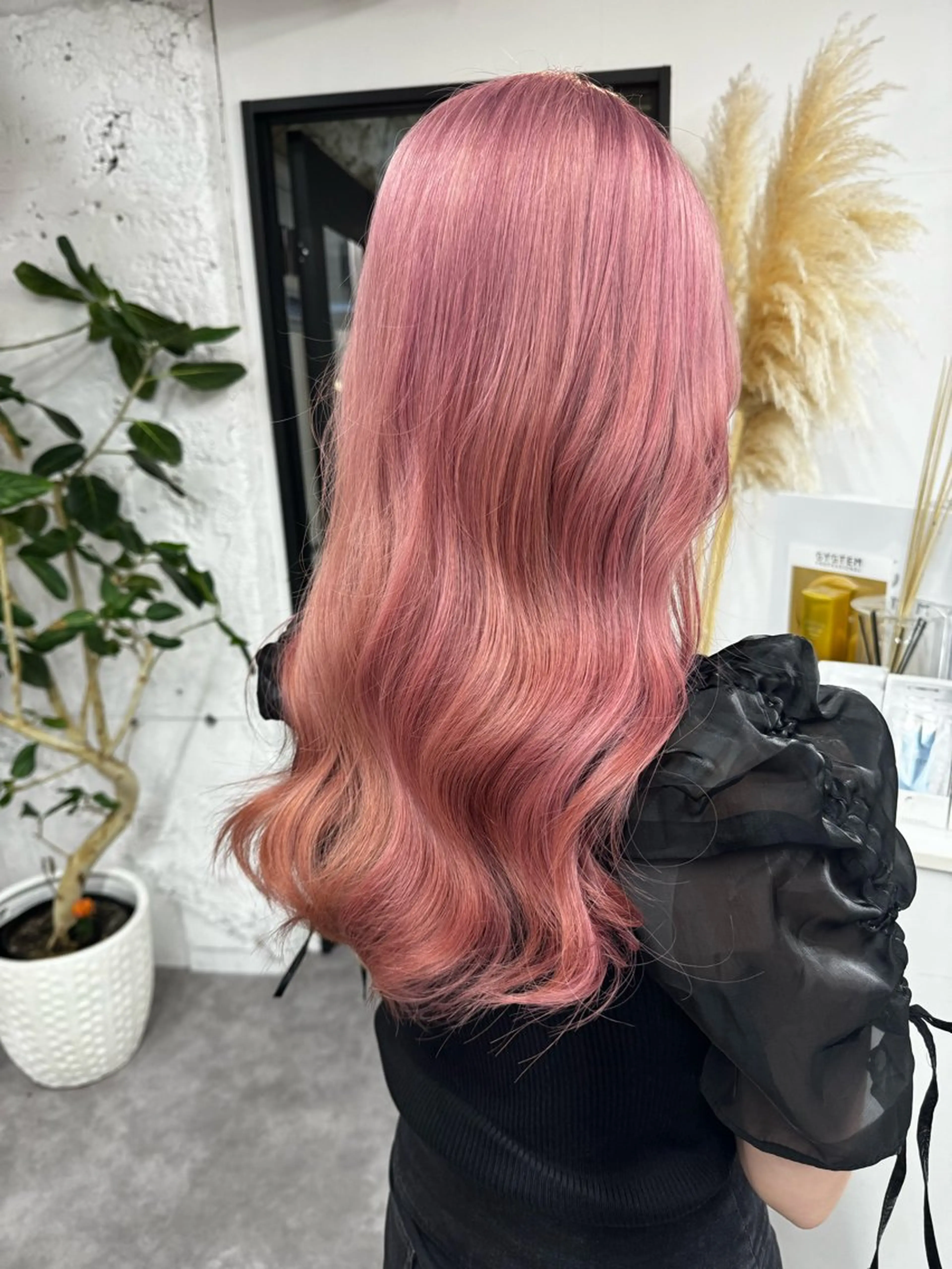 ロング カラー ハイトーン/ダブル カラー/akihoのヘアスタイル