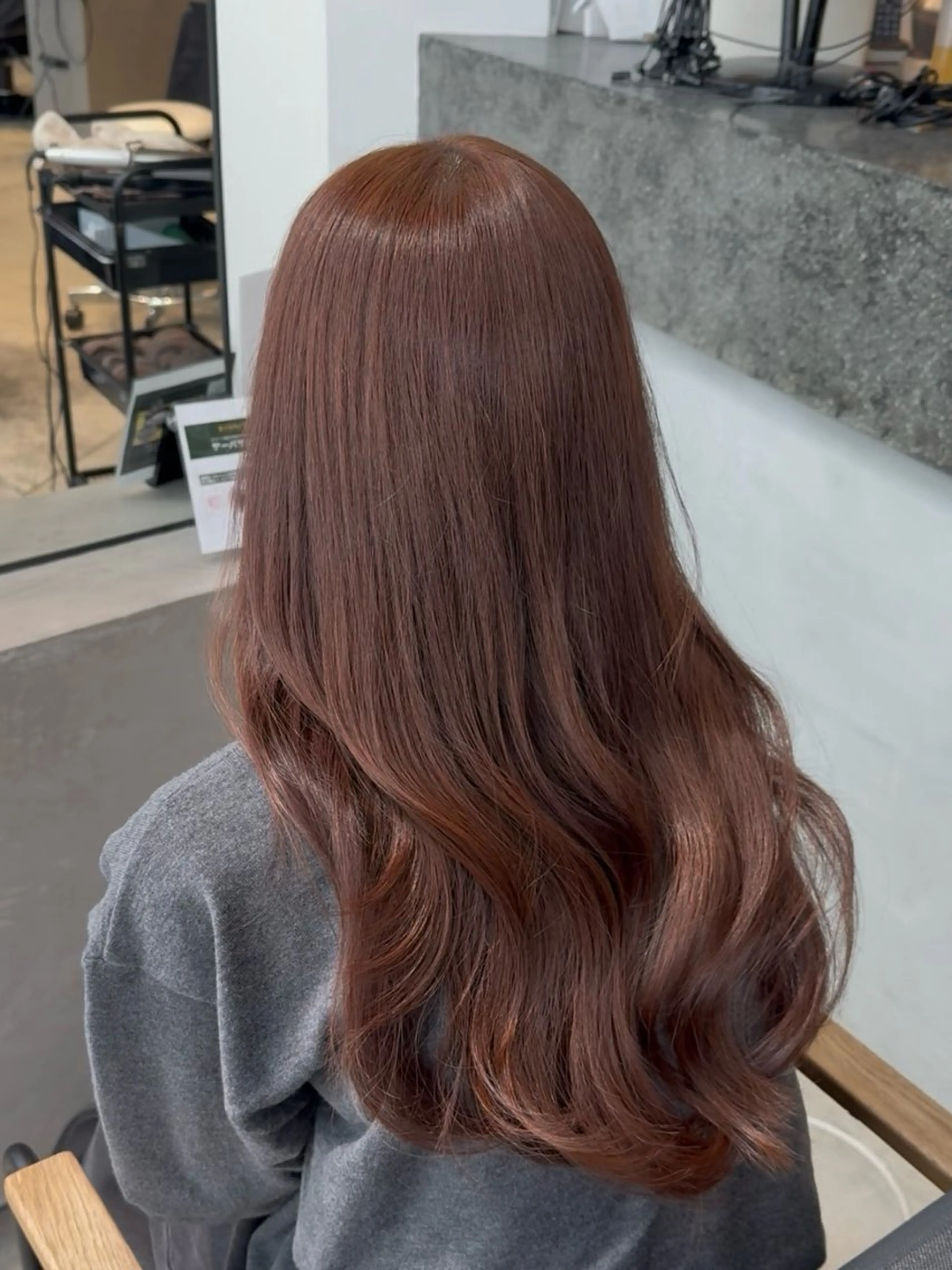 ロング カラー 韓国ヘア/透明感カラ ー/メンズレディースのヘアスタイル