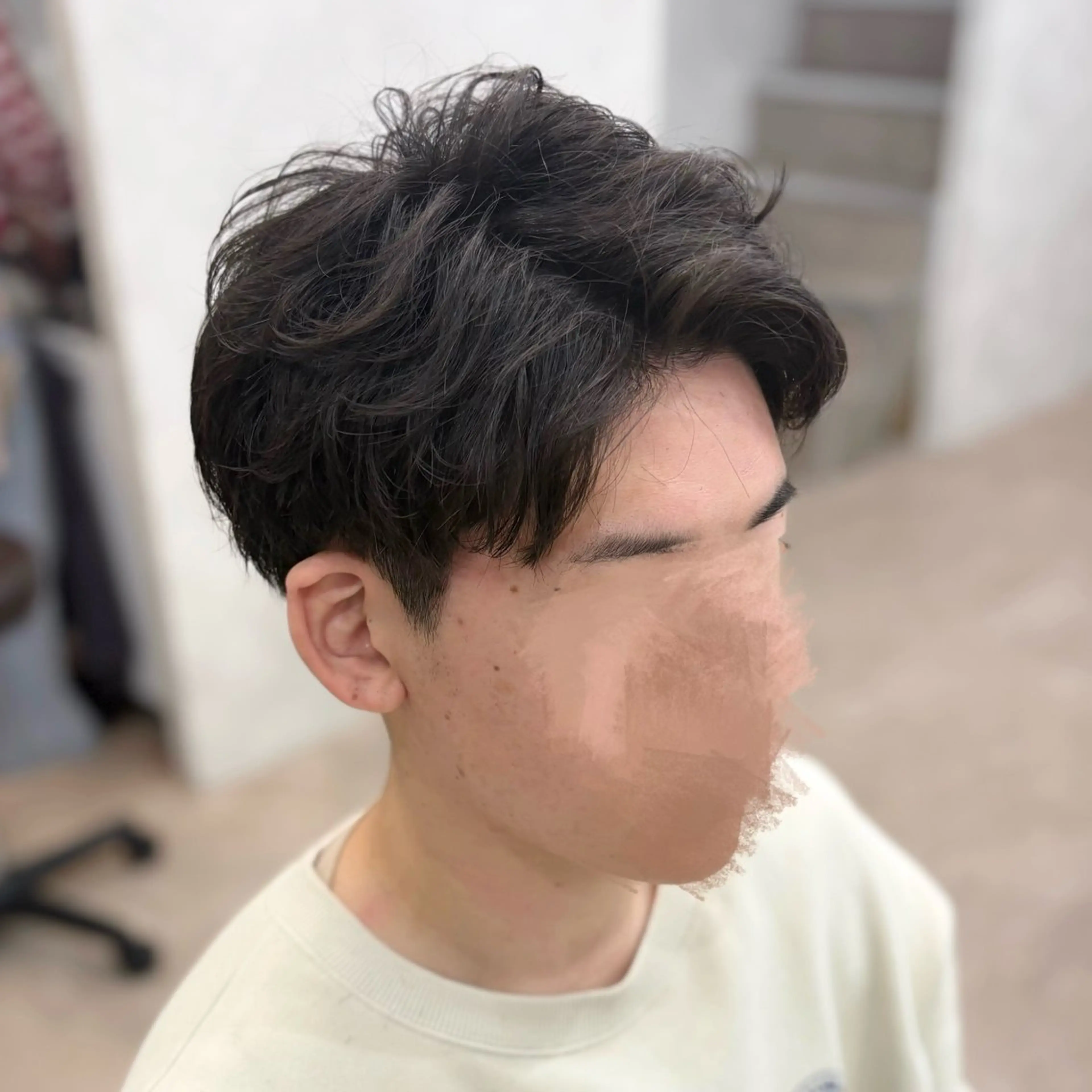 【 🔰初パーマにおすすめ💭】 メンズカット ➕ナチュラルパーマ‎〈シャドウパーマ〉の写真