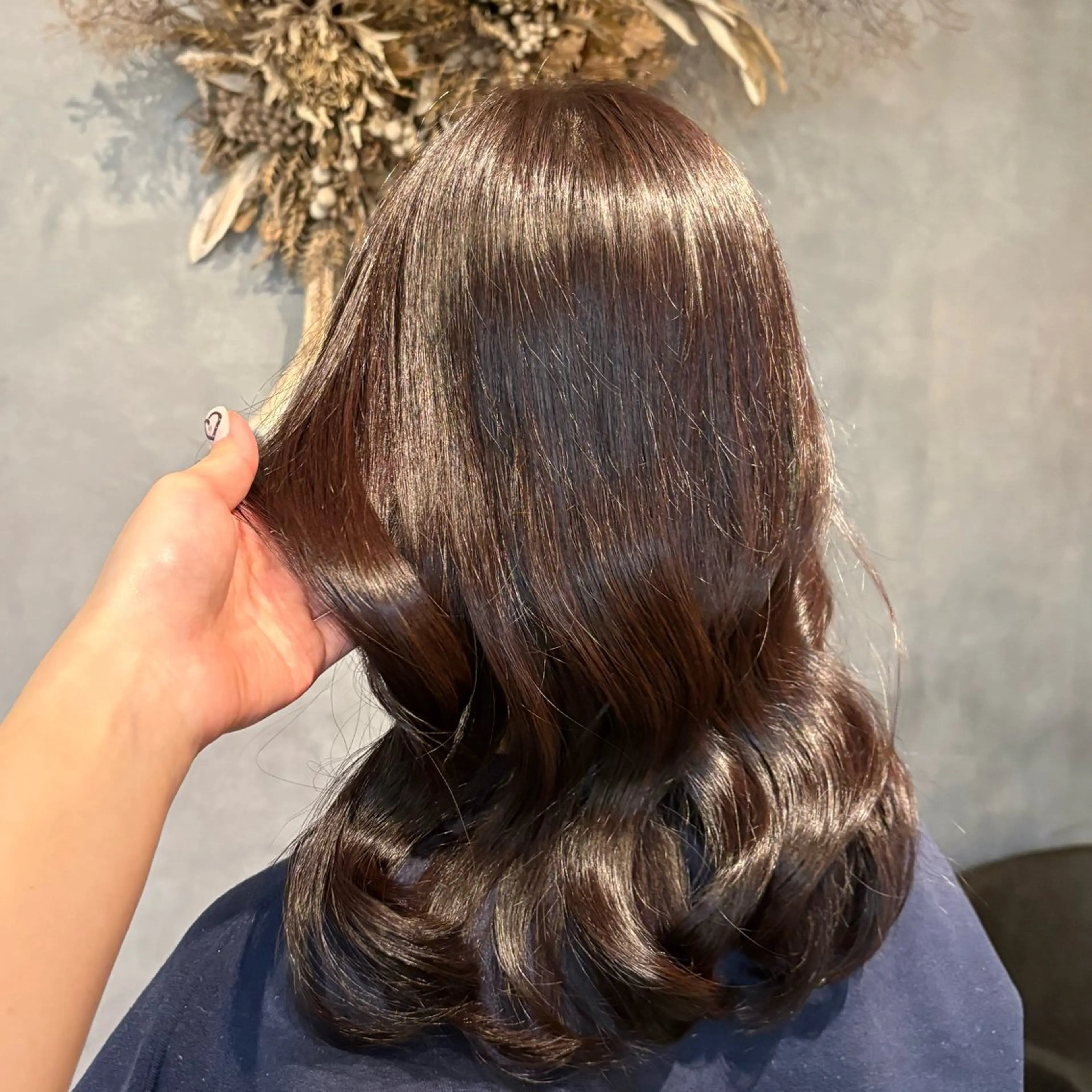 セミロング カラー カット ヘアカラー 🌸艶カラー/似合わ せカット/サクラ🌸のヘアスタイル