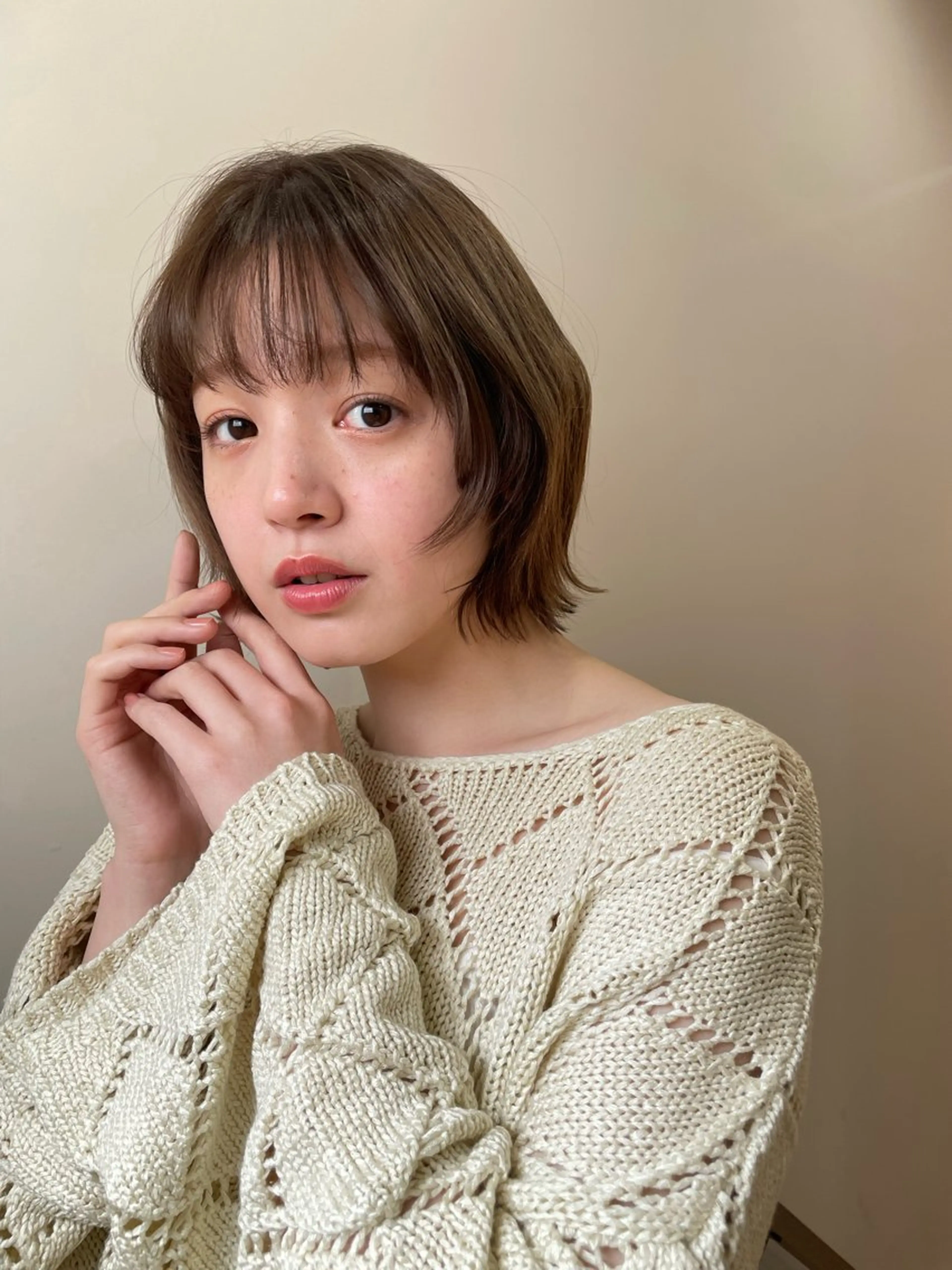 ショート カラー 十川 明優花のヘアスタイル