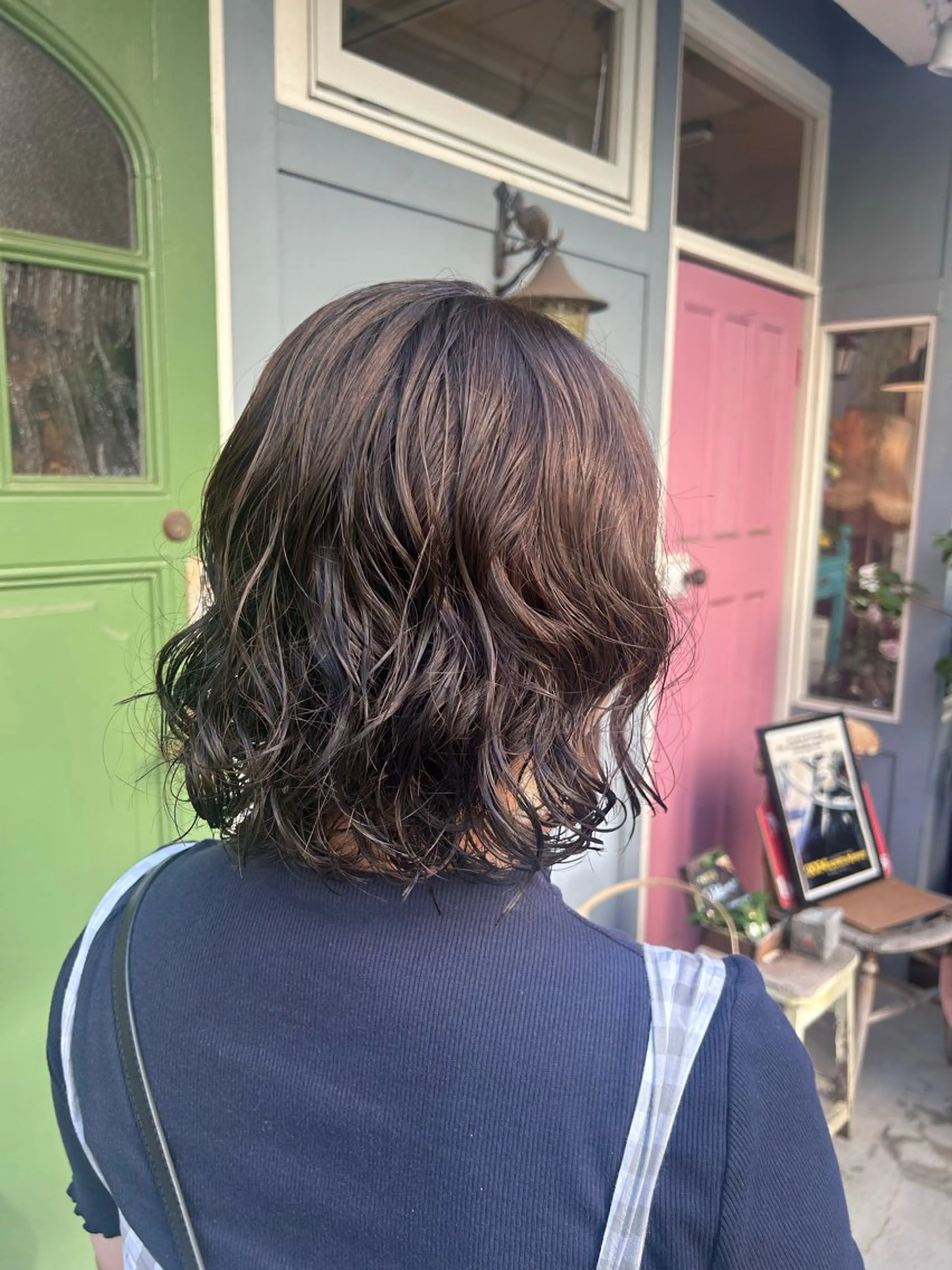 ショート パーマ カット パーマ トリートメント 清水千優/パーマ/透 明感カラー/メンズのヘアスタイル