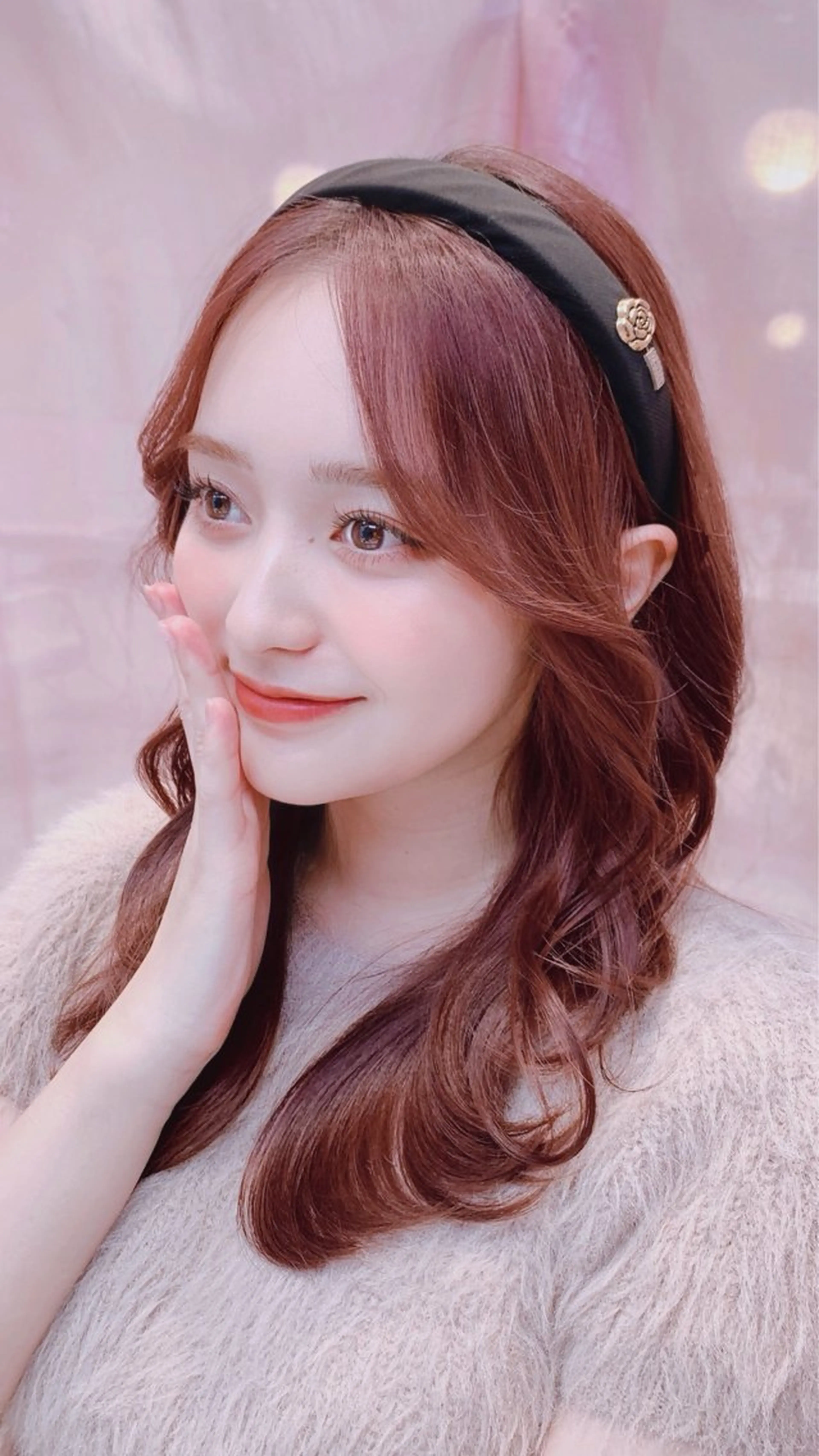 ミディアム カラー カット ヘアカラー トリートメント ヘッドスパ ヘアセット 韓国ヘア/レイヤー/ 顔まわり/りょーとのヘアスタイル