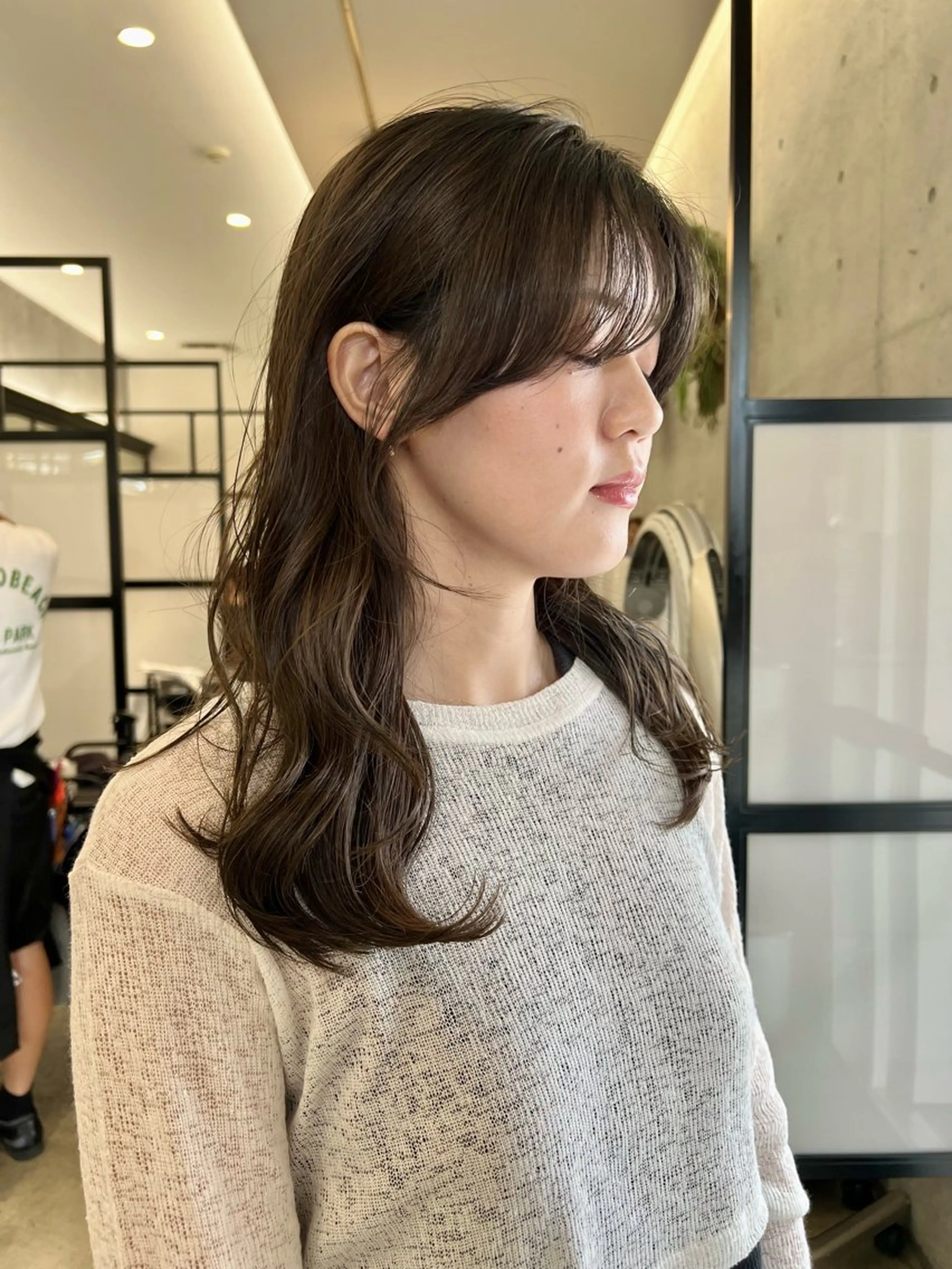 ロング カット ヘアカラー トリートメント くせっ毛カット タツヤのヘアスタイル