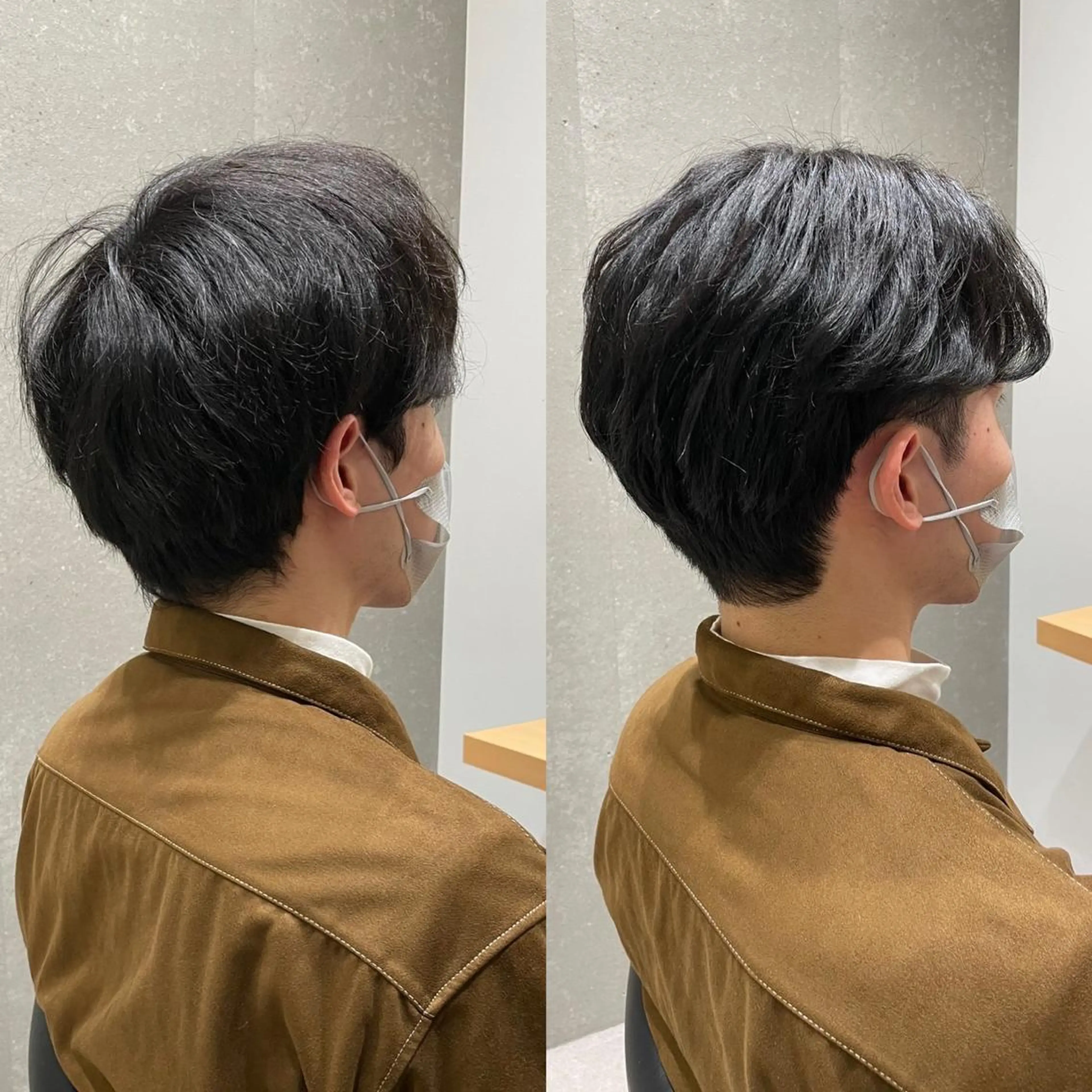 メンズ センターパート メンズ韓国風 マッシュ ツーブロック 刈り上げ 髪質改善ヘアケア 艶髪特化/上田のヘアスタイル