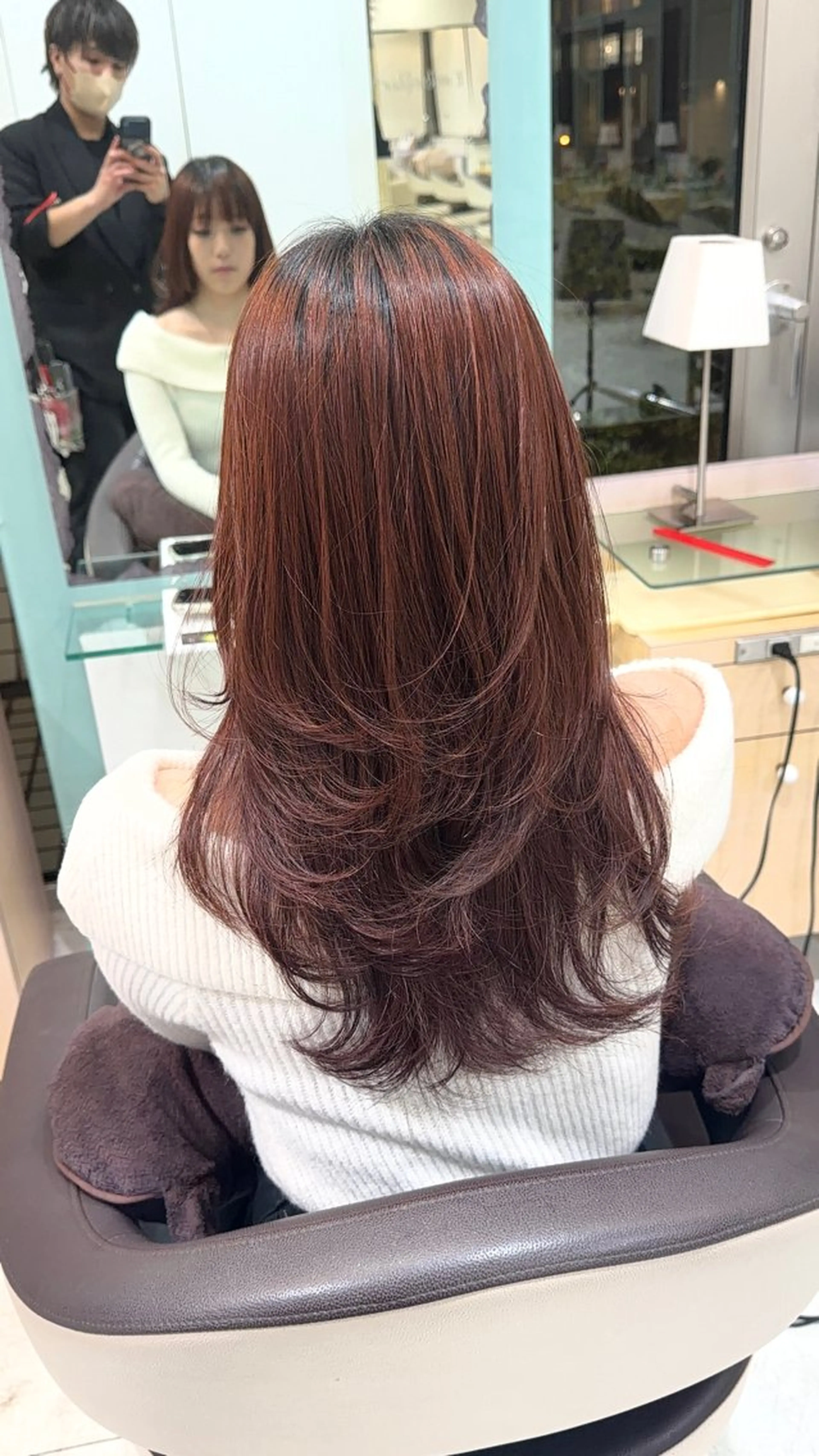 ロング カット 透明感カラー／ 艶髪／たなべだいのヘアスタイル