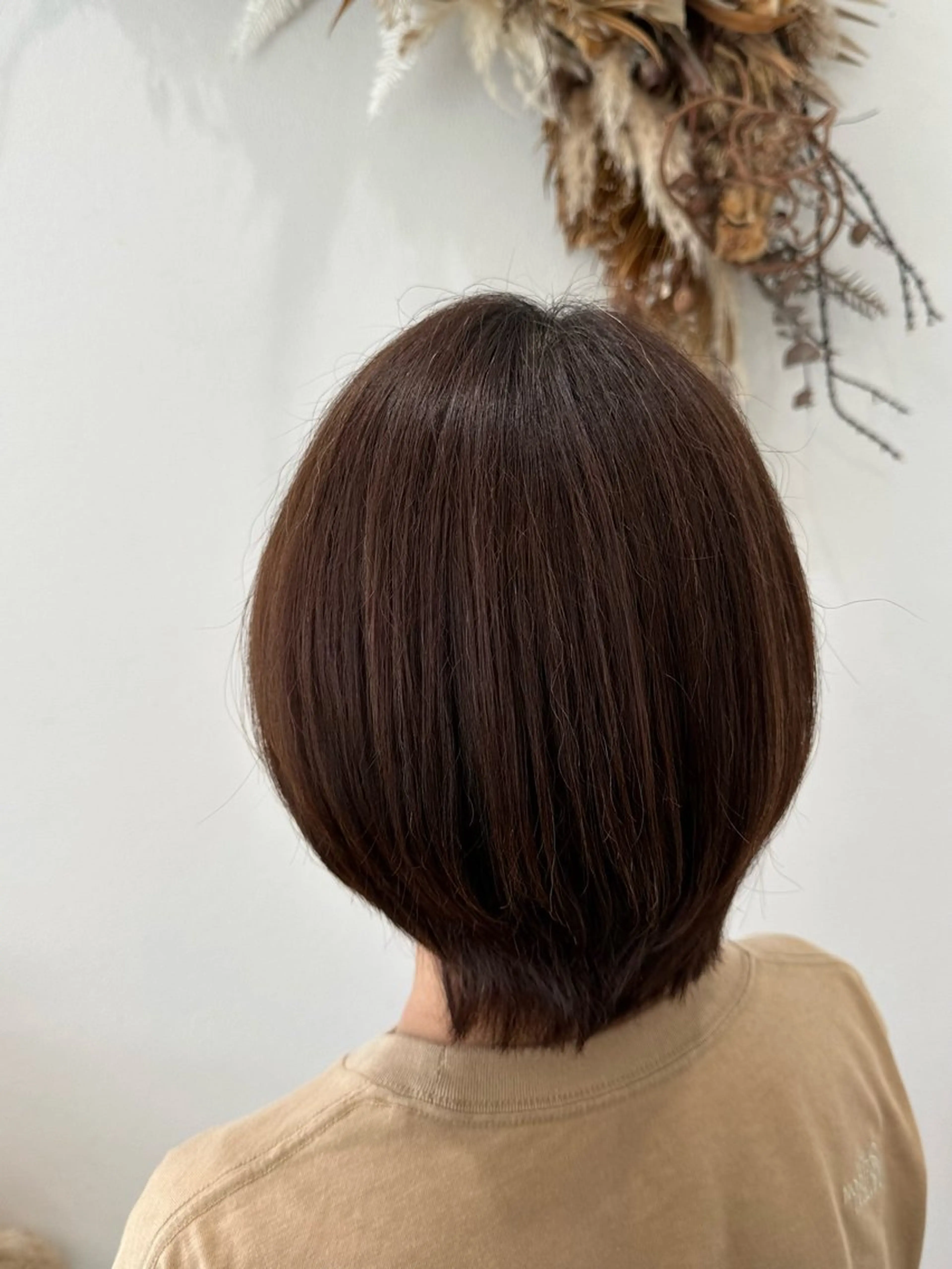 ミディアム ウルフカット MIRUKA/ 暖色カラー/ベージュのヘアスタイル