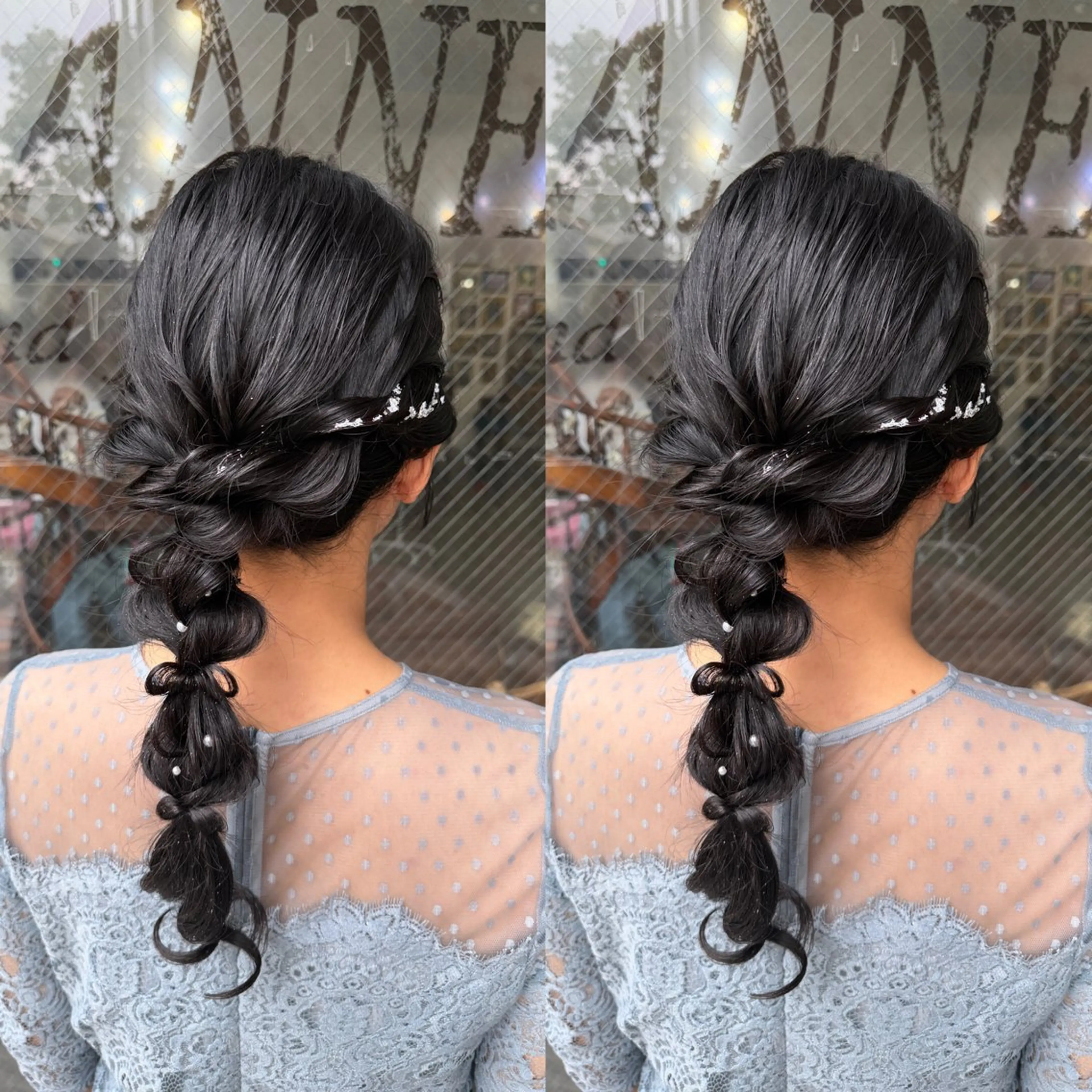 ロング ヘアアレンジ ヘアセット パーマ/レイヤー /ハイライト/AOIのヘアスタイル