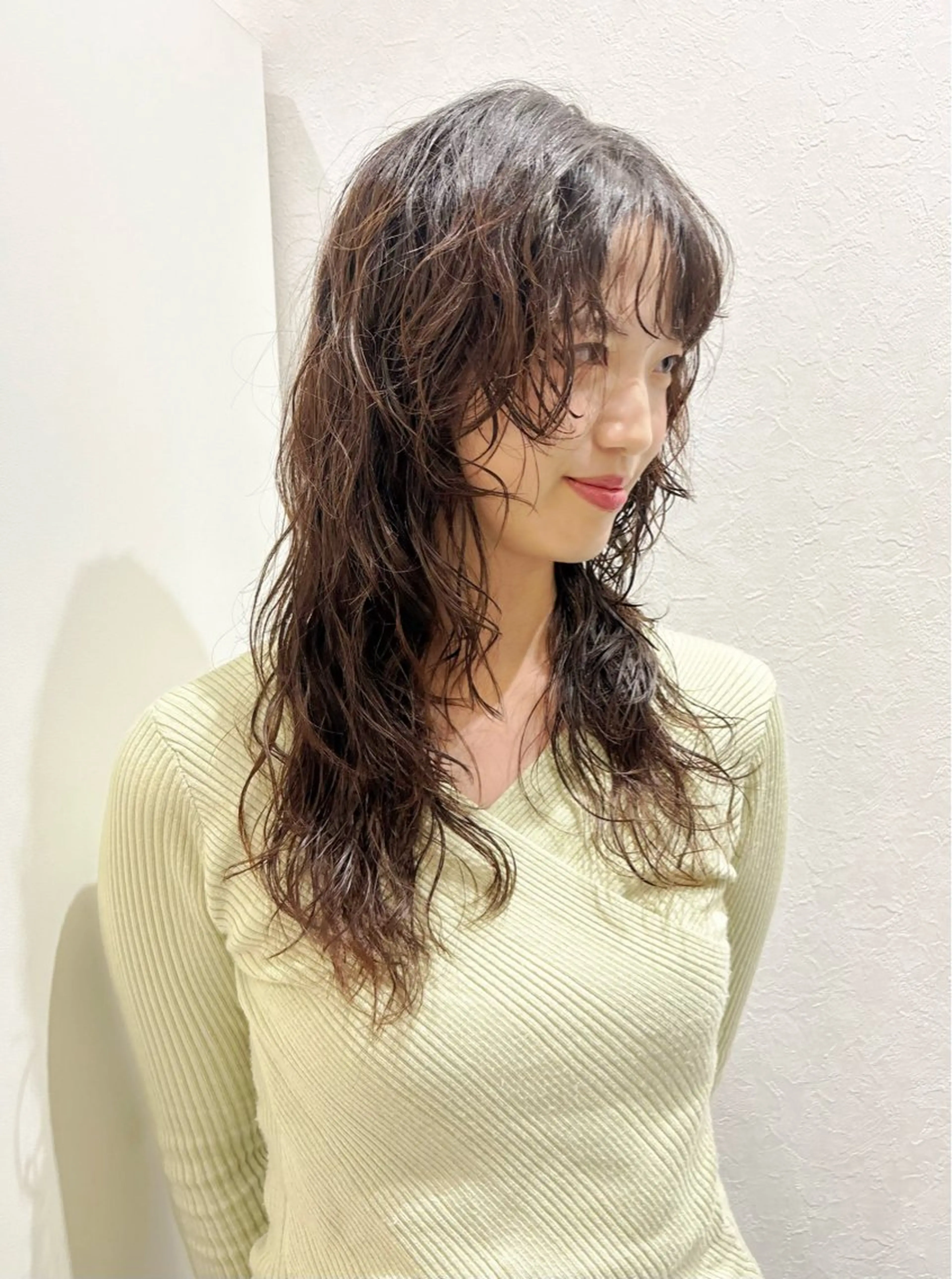 ロング パーマ カット パーマ balance.赤田 蒼空のヘアスタイル