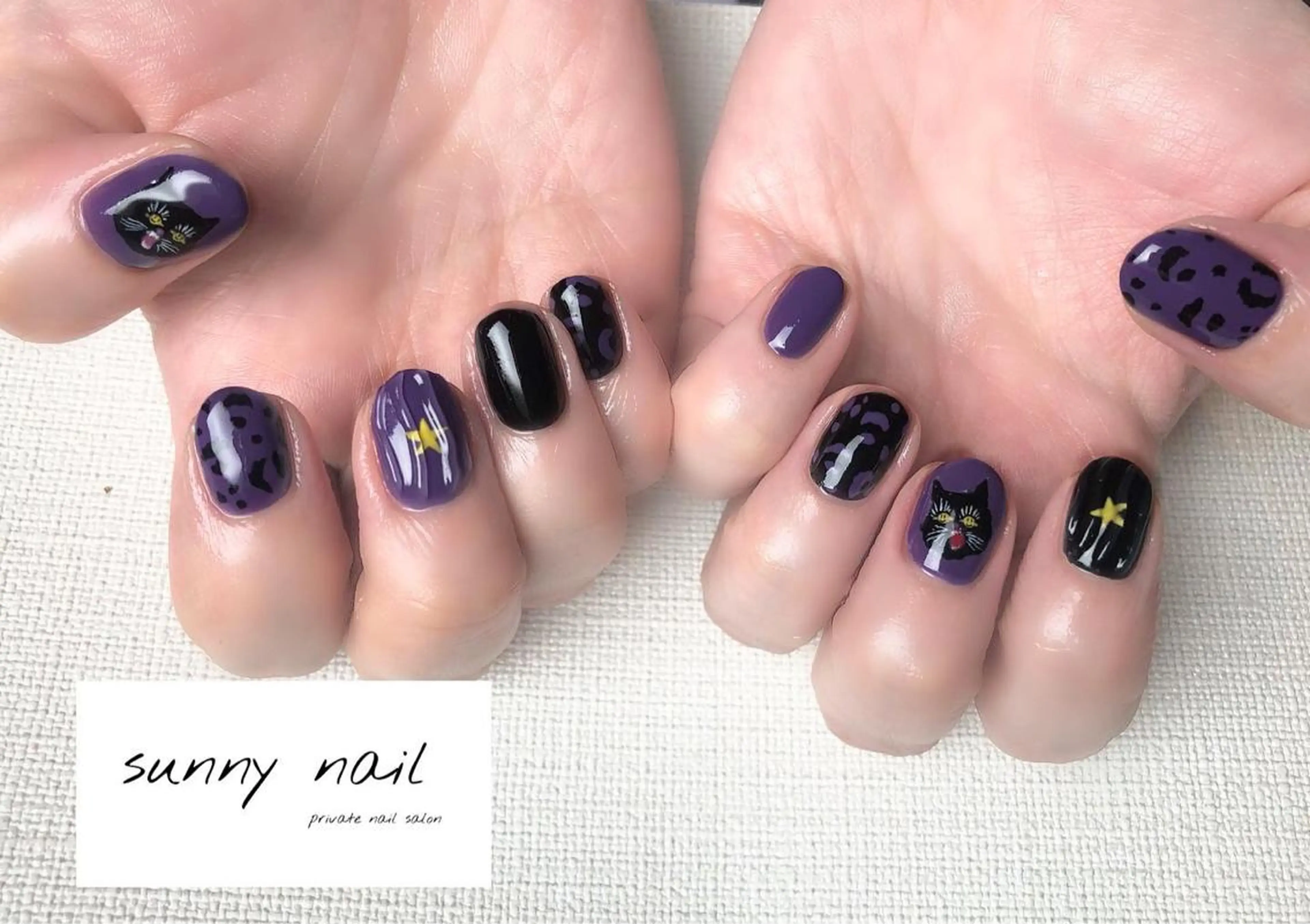 ネイル アニマル柄 アートネイル クリアネイル ジェルネイル ニュアンスネイル sunny nailのネイルデザイン