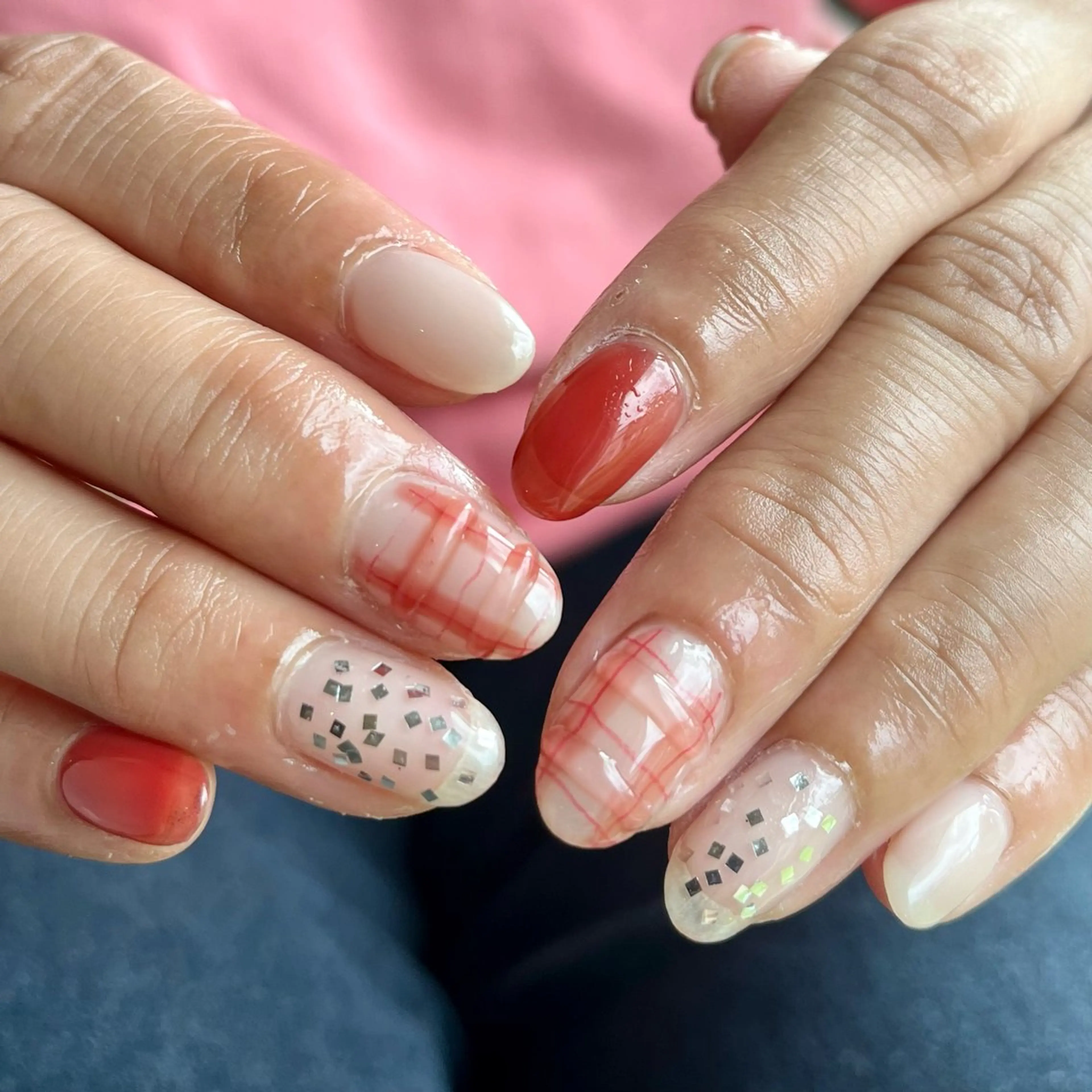 ネイル ぷっくりネイル ハンドネイル nail room Hotori.のネイルデザイン