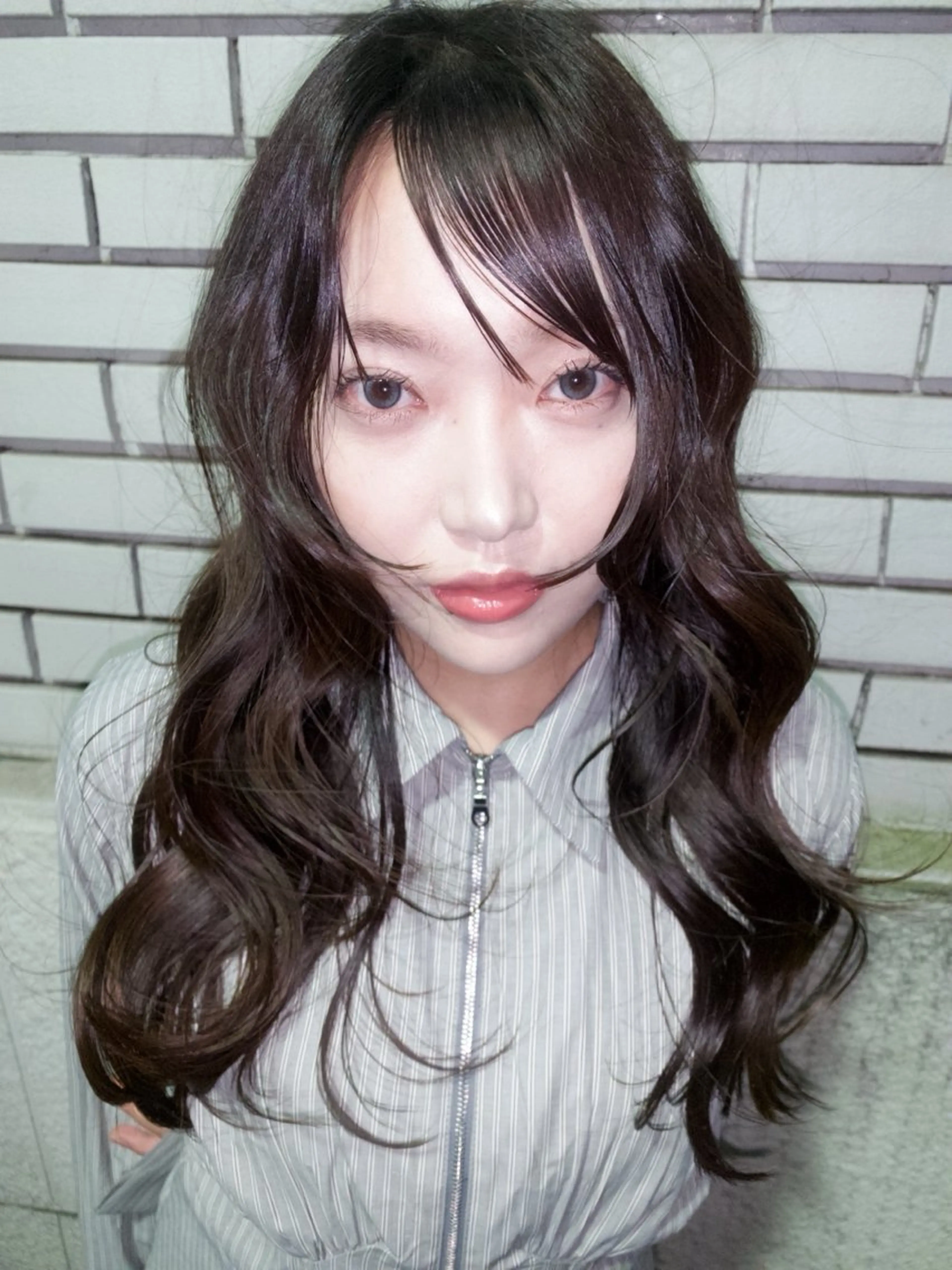 ロング カラー ヘアアレンジ ヘアカラー yiye shioriのヘアスタイル