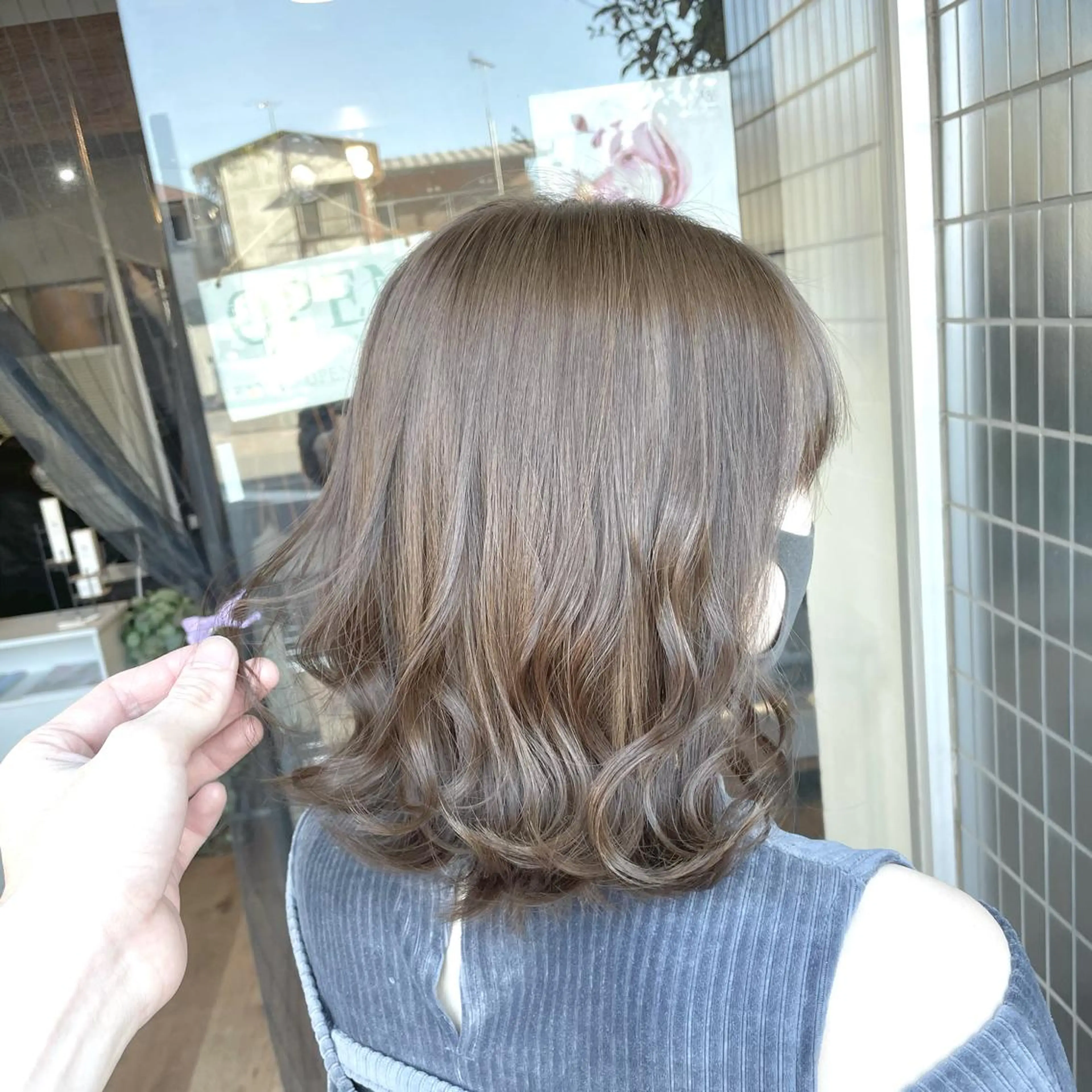 ミディアム カラー カット ヘアカラー トリートメント ish by fan .代表✂️木谷宏夢のヘアスタイル