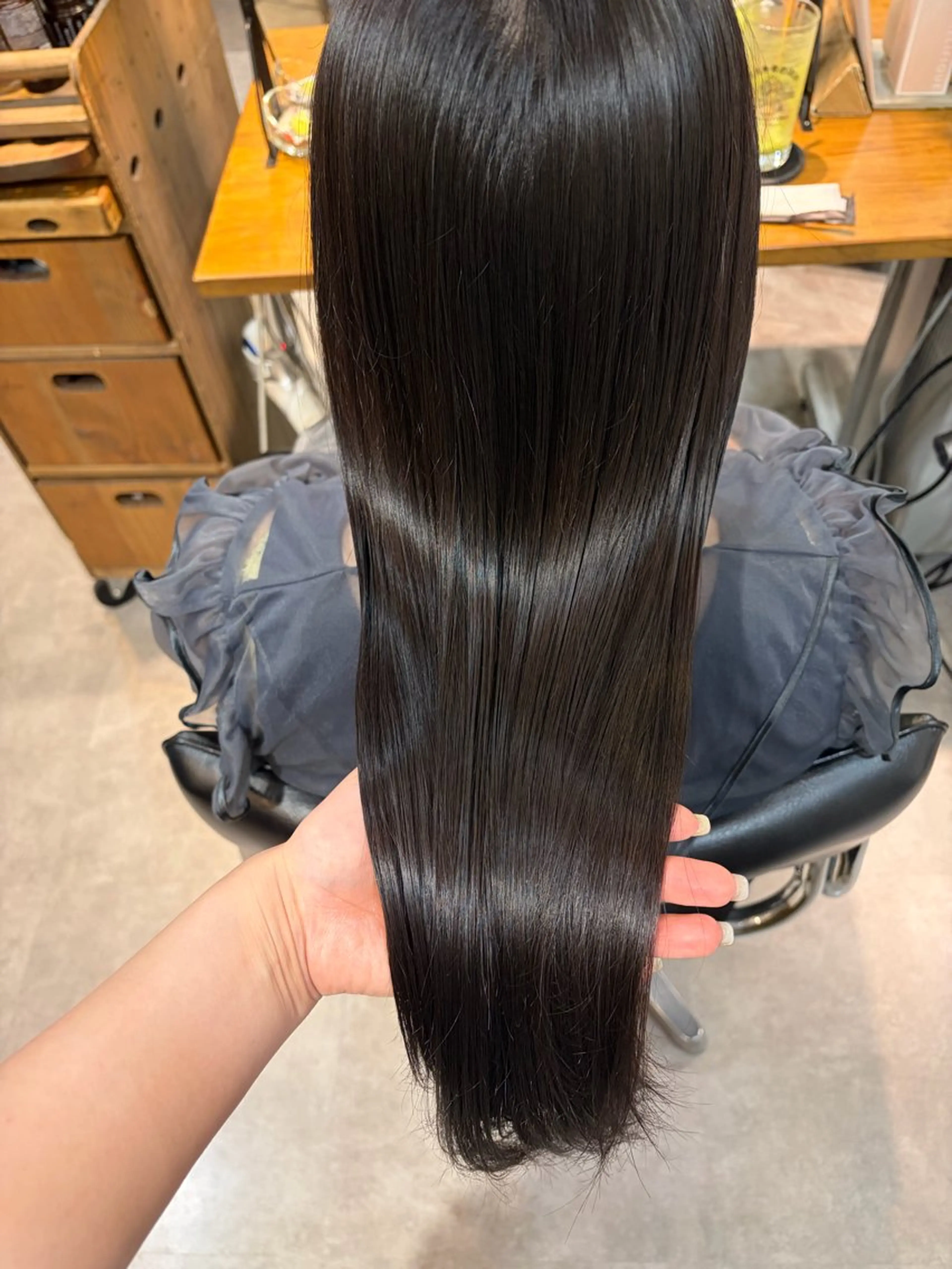 ロング ヘアカラー トリートメント STAND By HAIR&Coffee(スタンドバイヘアー)所属・🤎透明感ツヤカラー Chinatsu🤎のヘアスタイル