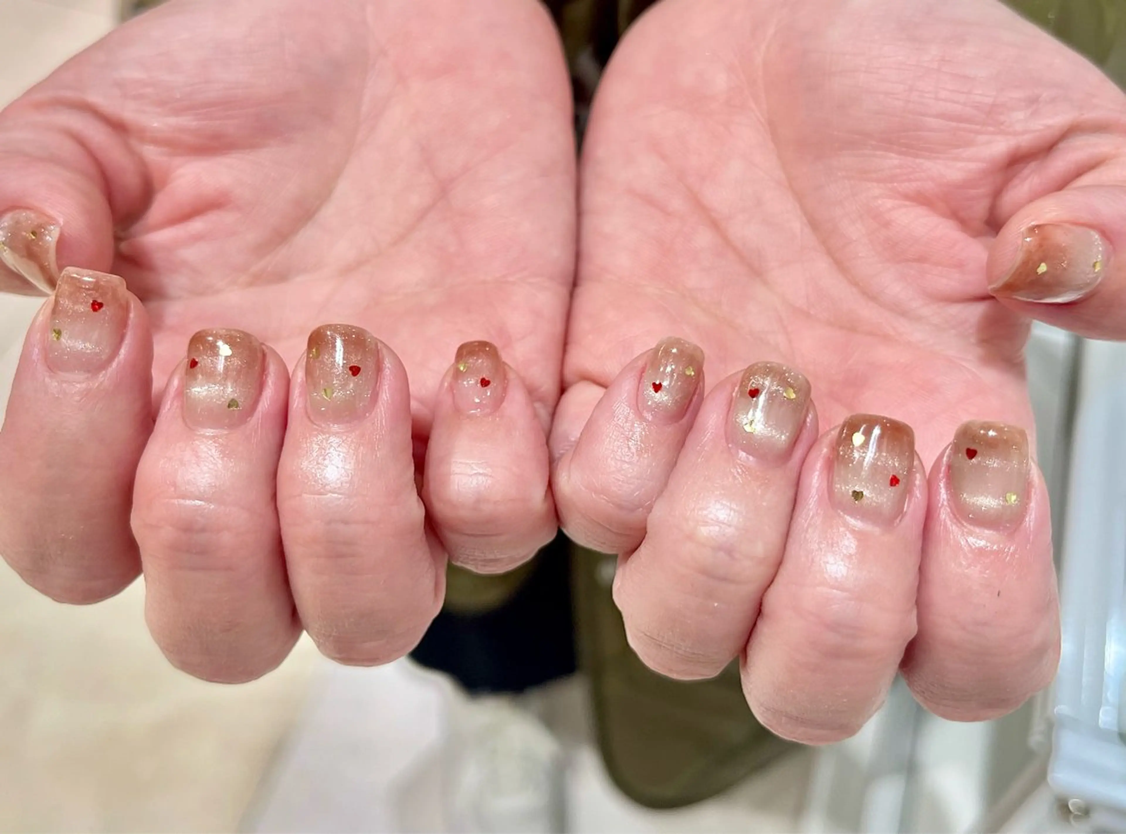 ネイル ボーダー ピンク Riry.＊° nailのネイルデザイン