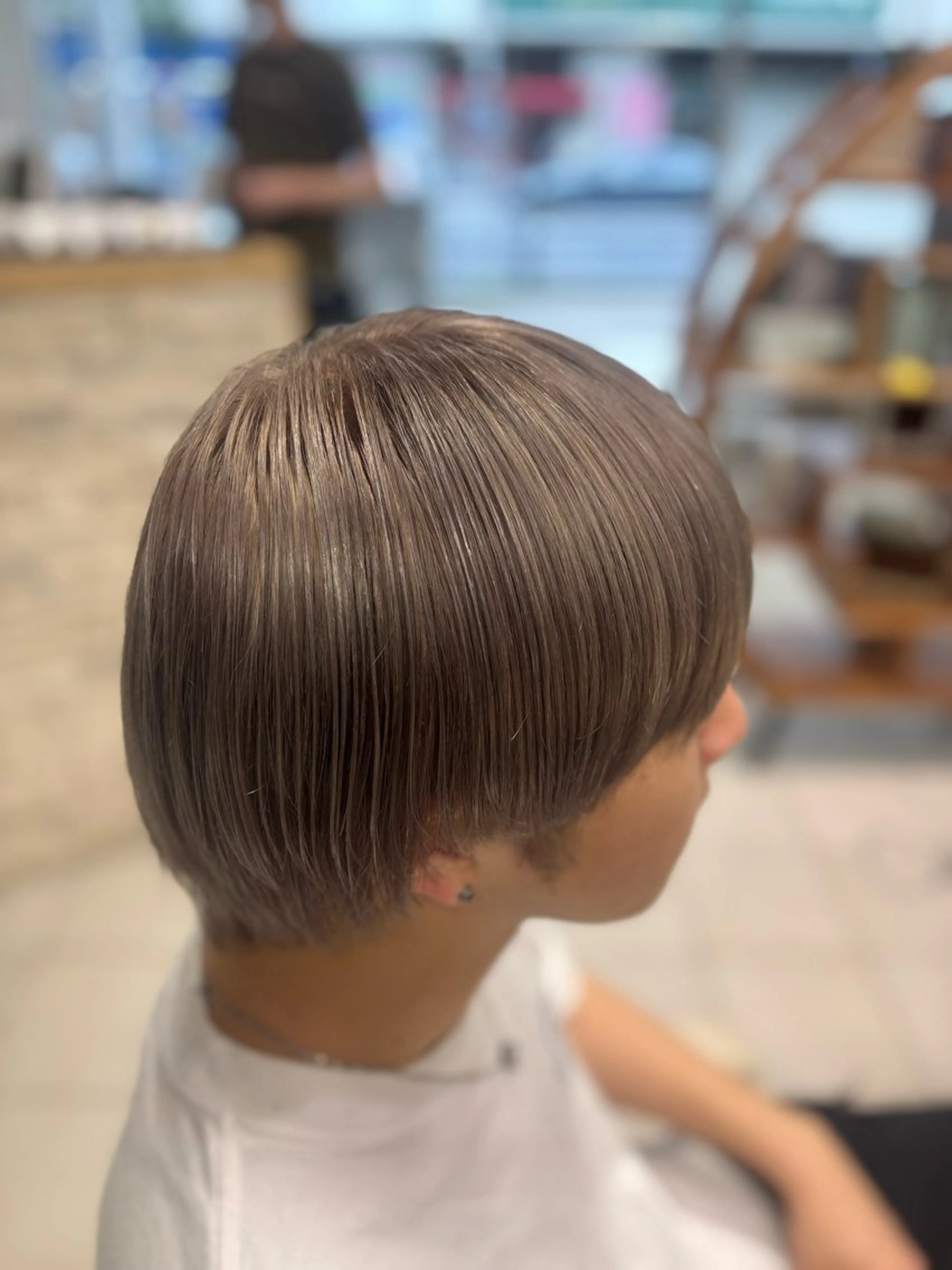 ショート カラー メンズ ヘアカラー メンズ特化韓国風 パーマスタイル/りんのヘアスタイル