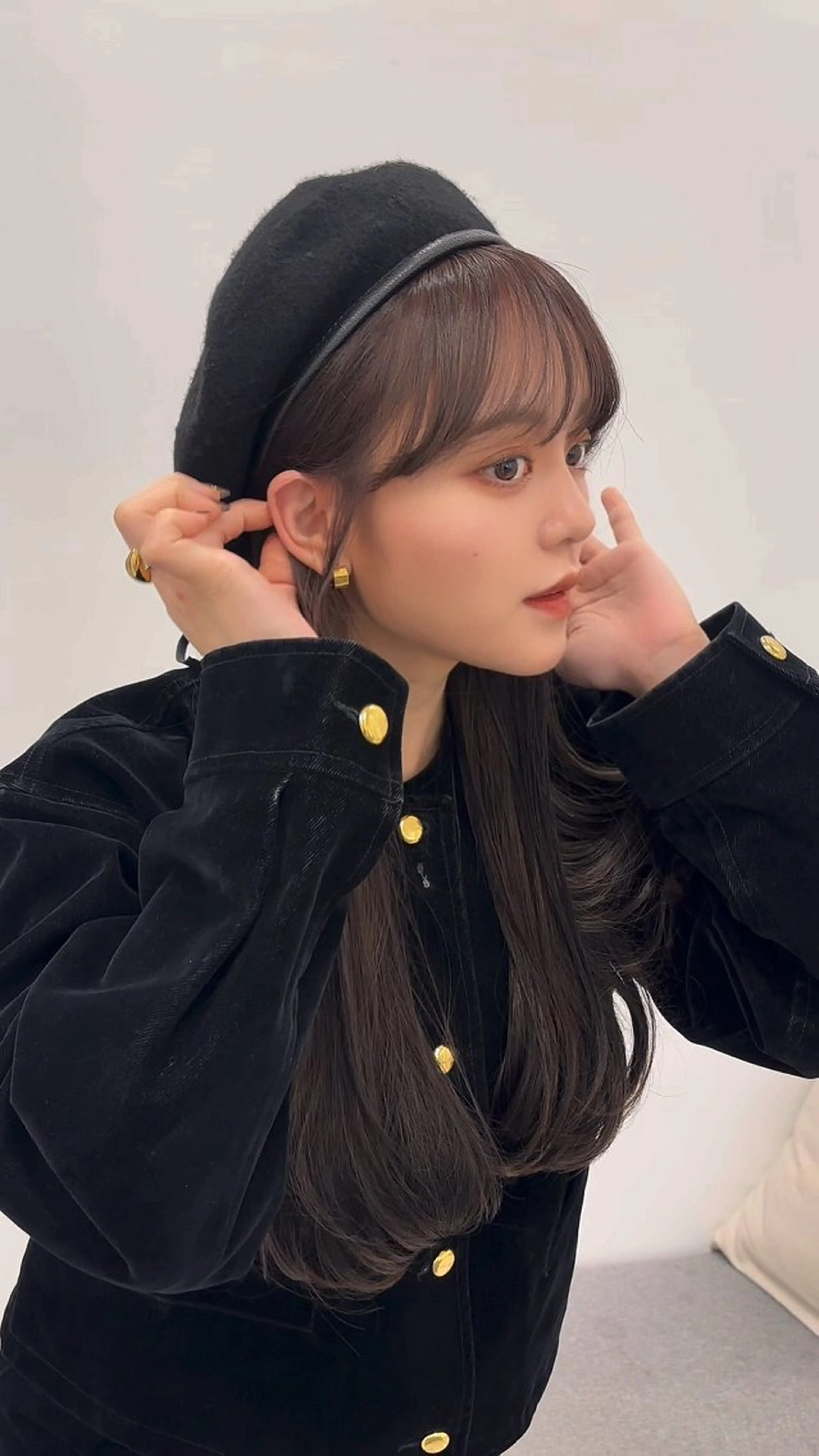 ロング カラー グレージュ カット ヘアカラー トリートメント レイヤーカット🎀 kanaのヘアスタイル