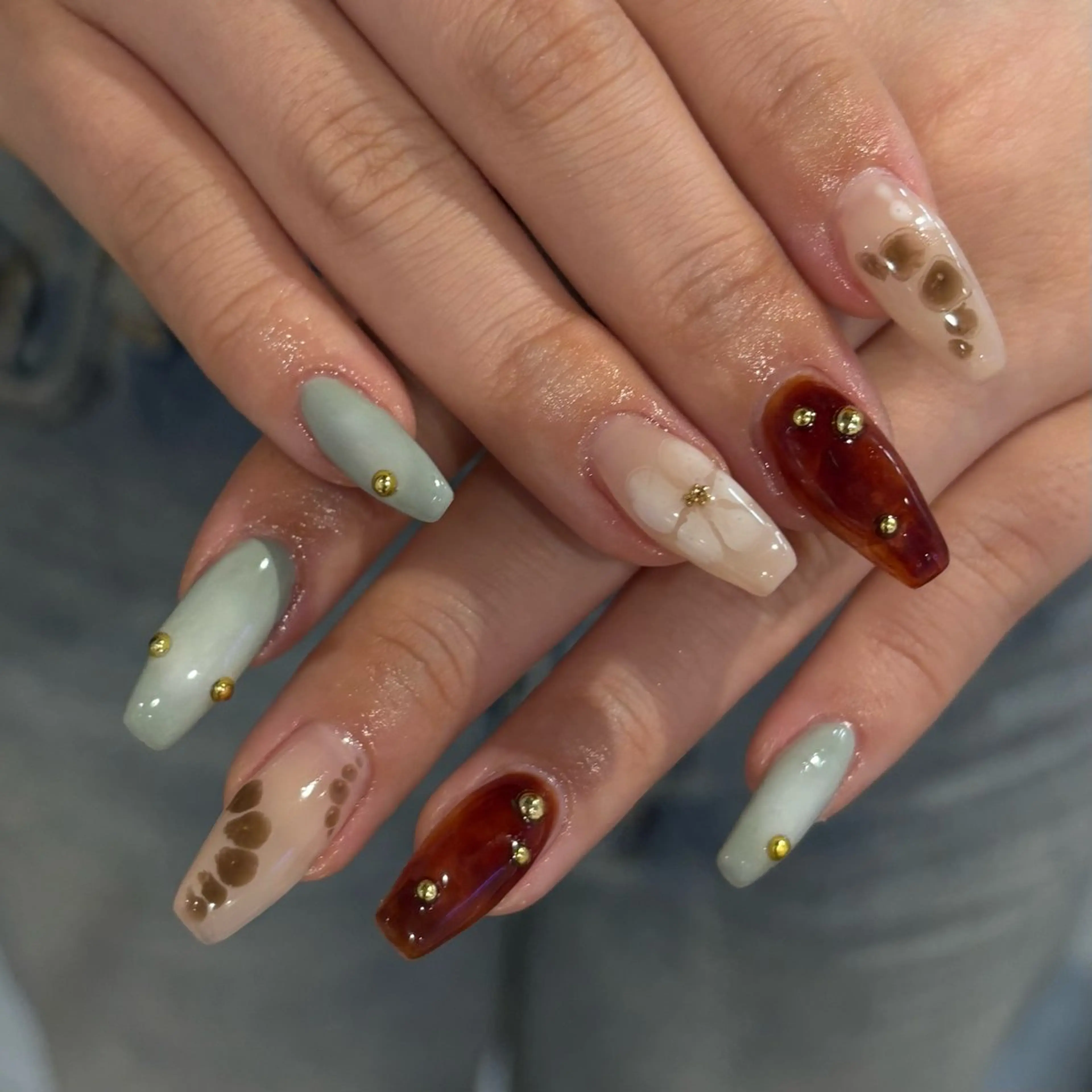 ネイル SHELLTOKYO 💜Kazamakiのネイルデザイン