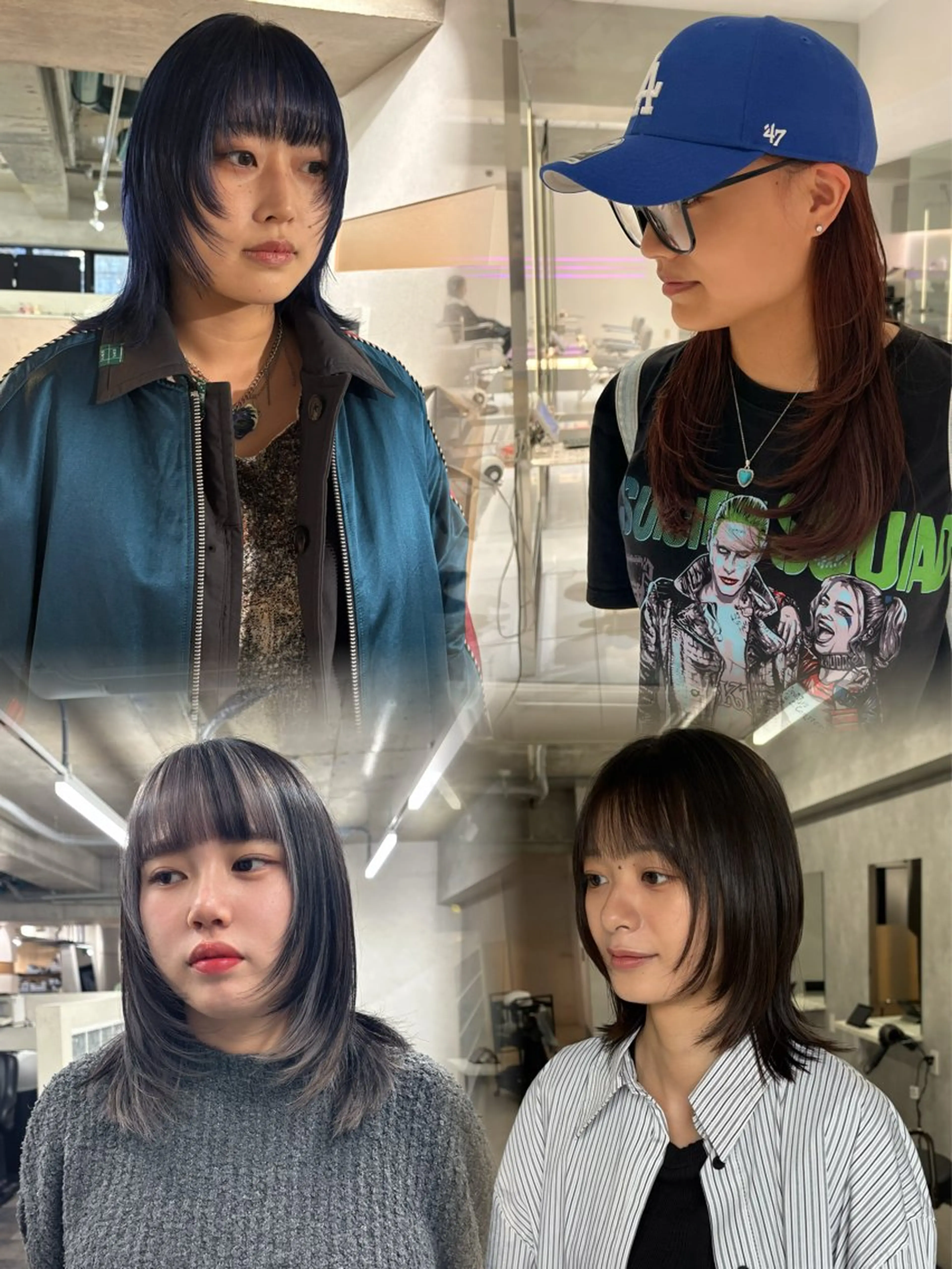 レイヤーカットの写真