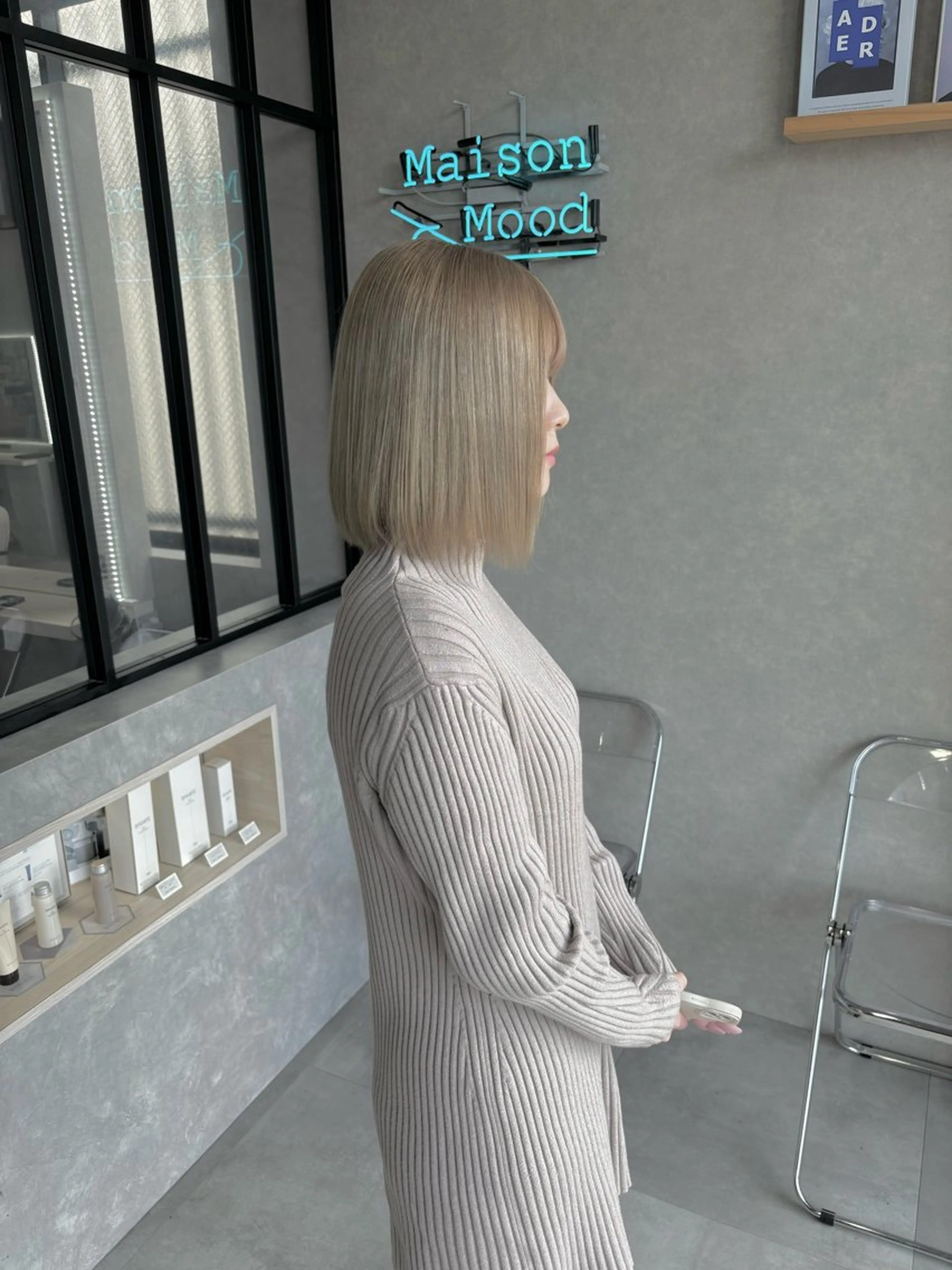 ショート カラー バレイヤージュ ブリーチ ケアブリーチ ダブルカラー イヤリングカラー 長谷川 湧のヘアスタイル